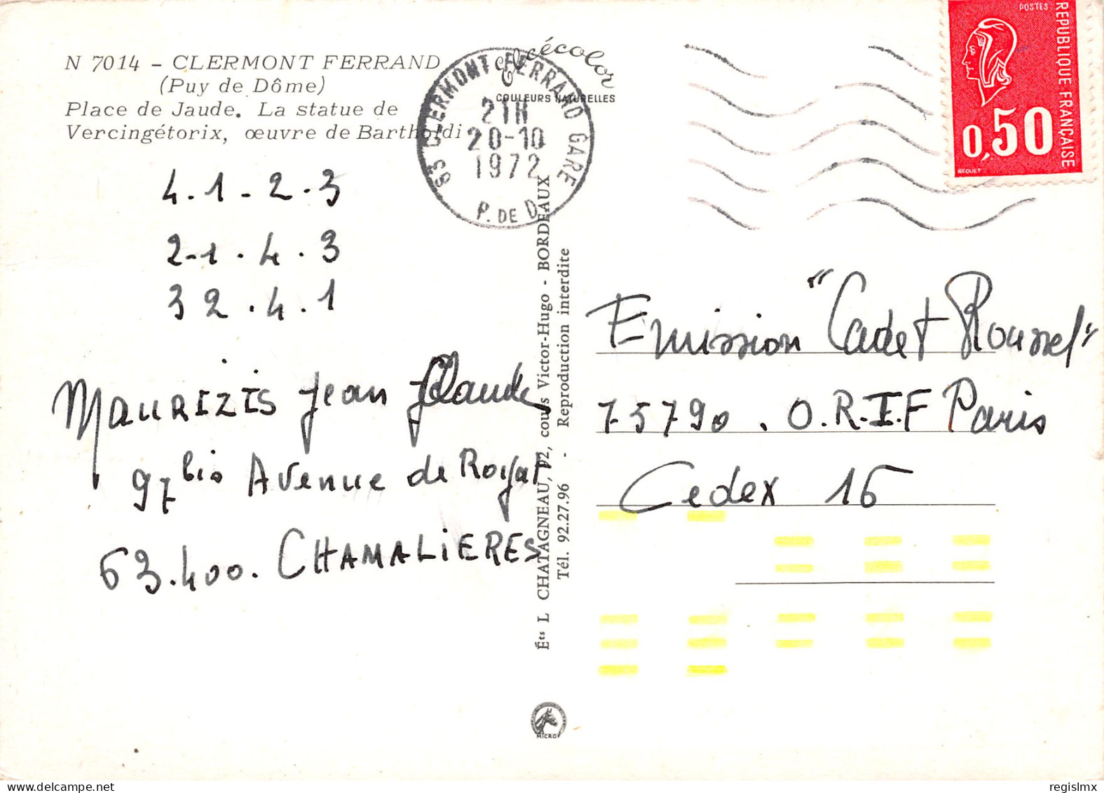 63-CLERMONT FERRAND-N°T2661-D/0123 - Clermont Ferrand