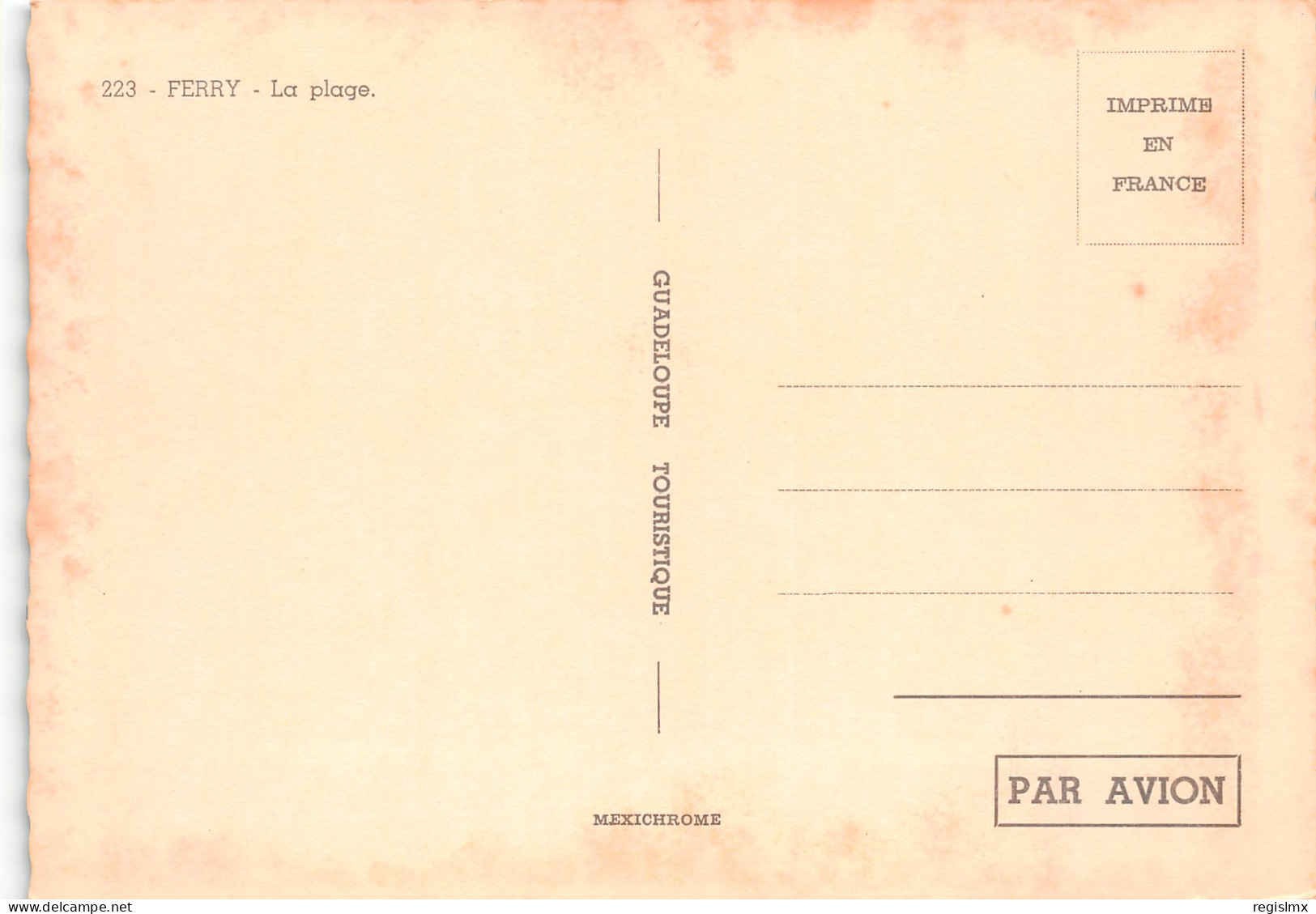 971-GUADELOUPE FERRY LA PLAGE-N°T2661-D/0017 - Other & Unclassified