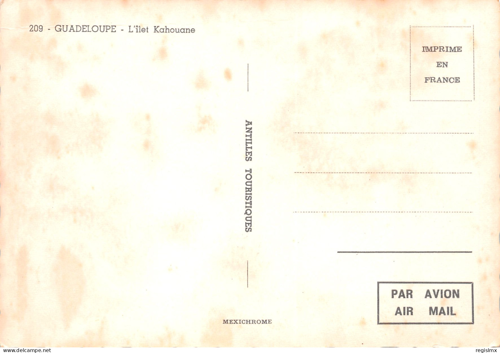 971-GUADELOUPE L ILET KAHOUANE-N°T2661-D/0015 - Other & Unclassified