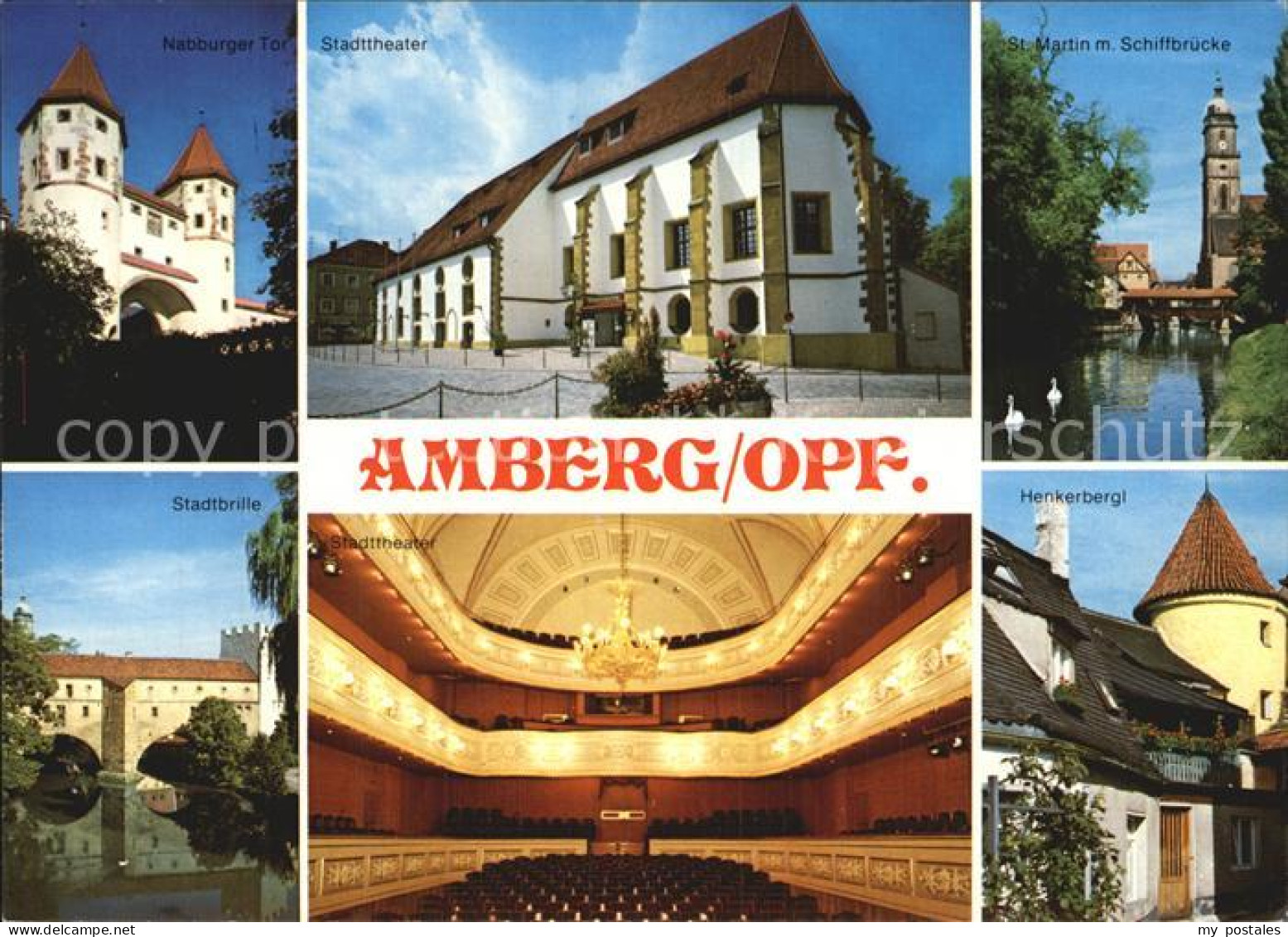 72530146 Amberg Oberpfalz Henkerbergl Stadttheater Stadtbrille Amberg - Amberg