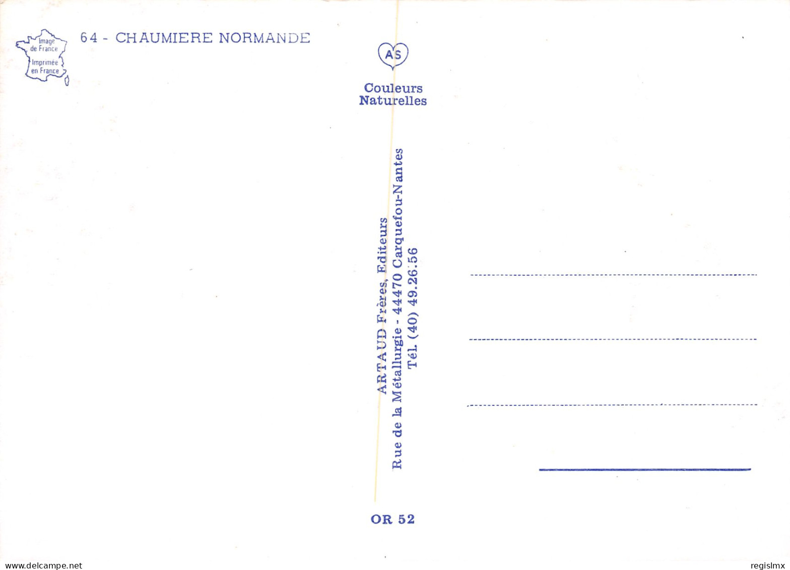 14-NORMANDIE CHAUMIERE-N°T2661-B/0295 - Other & Unclassified