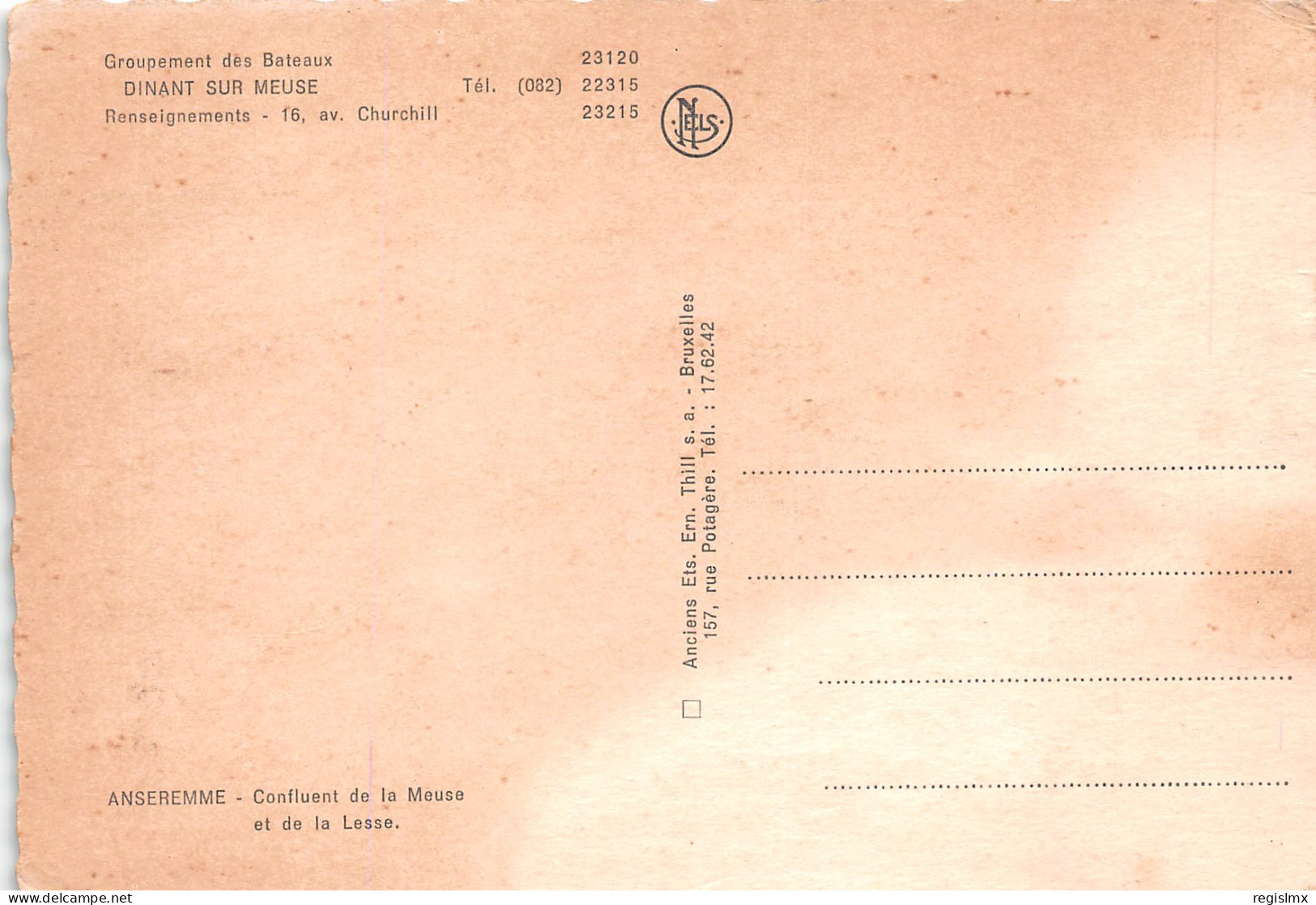 ET-BELGIQUE DINANT SUR MEUSE-N°T2662-B/0151 - Sonstige & Ohne Zuordnung