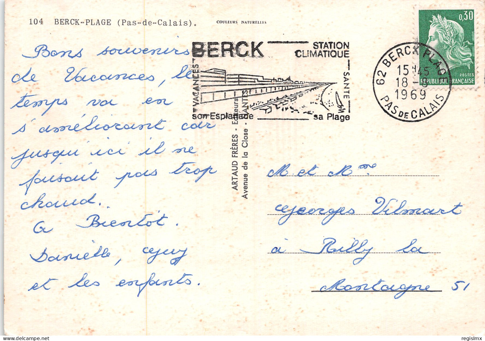 62-BERCK PLAGE-N°T2662-B/0099 - Berck