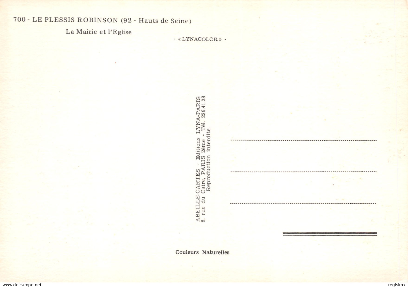 92-LE PLESSIS ROBINSON-N°T2662-A/0353 - Le Plessis Robinson