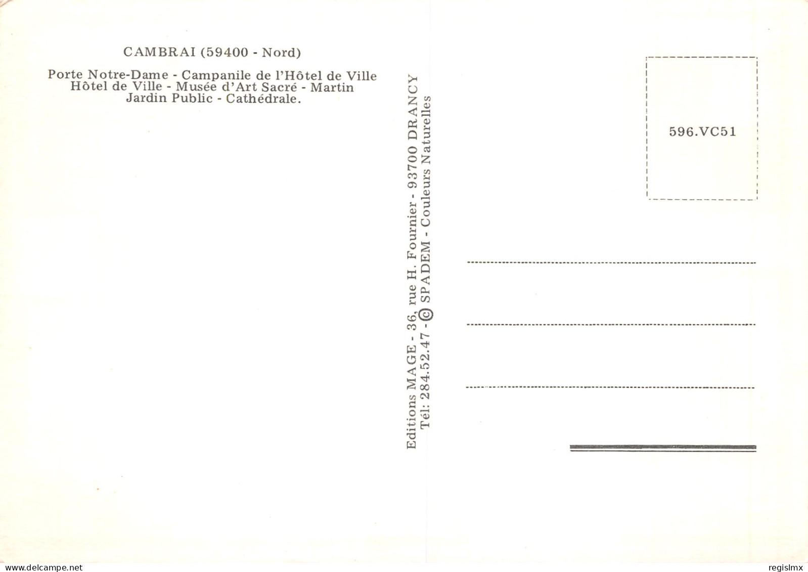 59-CAMBRAI-N°T2662-A/0257 - Cambrai