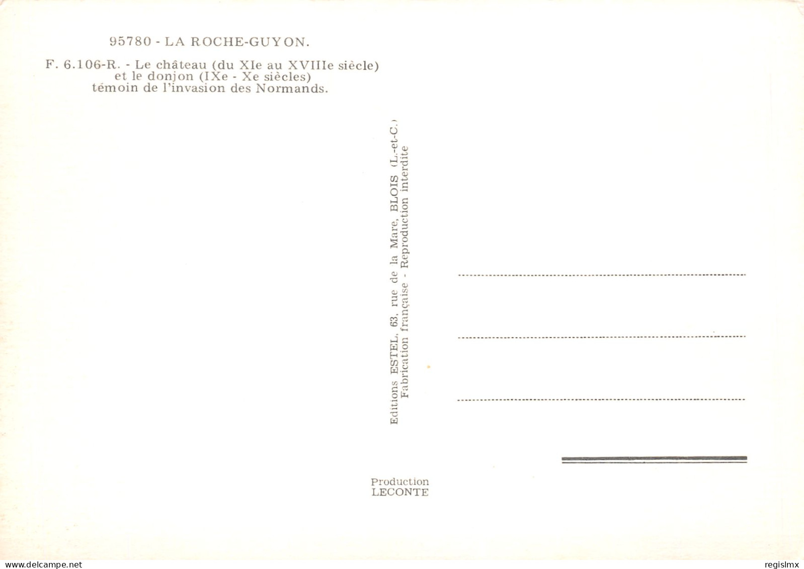 95-LA ROCHE GUYON-N°T2662-A/0221 - La Roche Guyon
