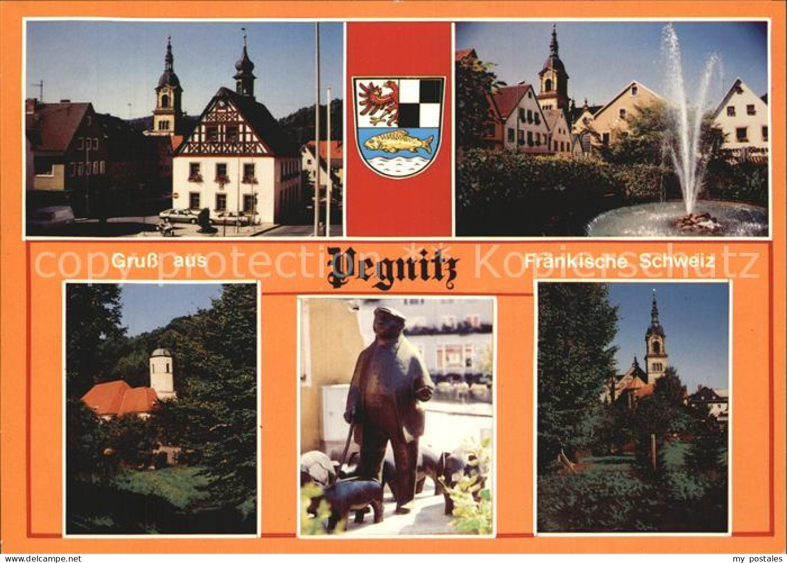 72530064 Pegnitz Denkmal Brunnen Kirche Pegnitz - Pegnitz