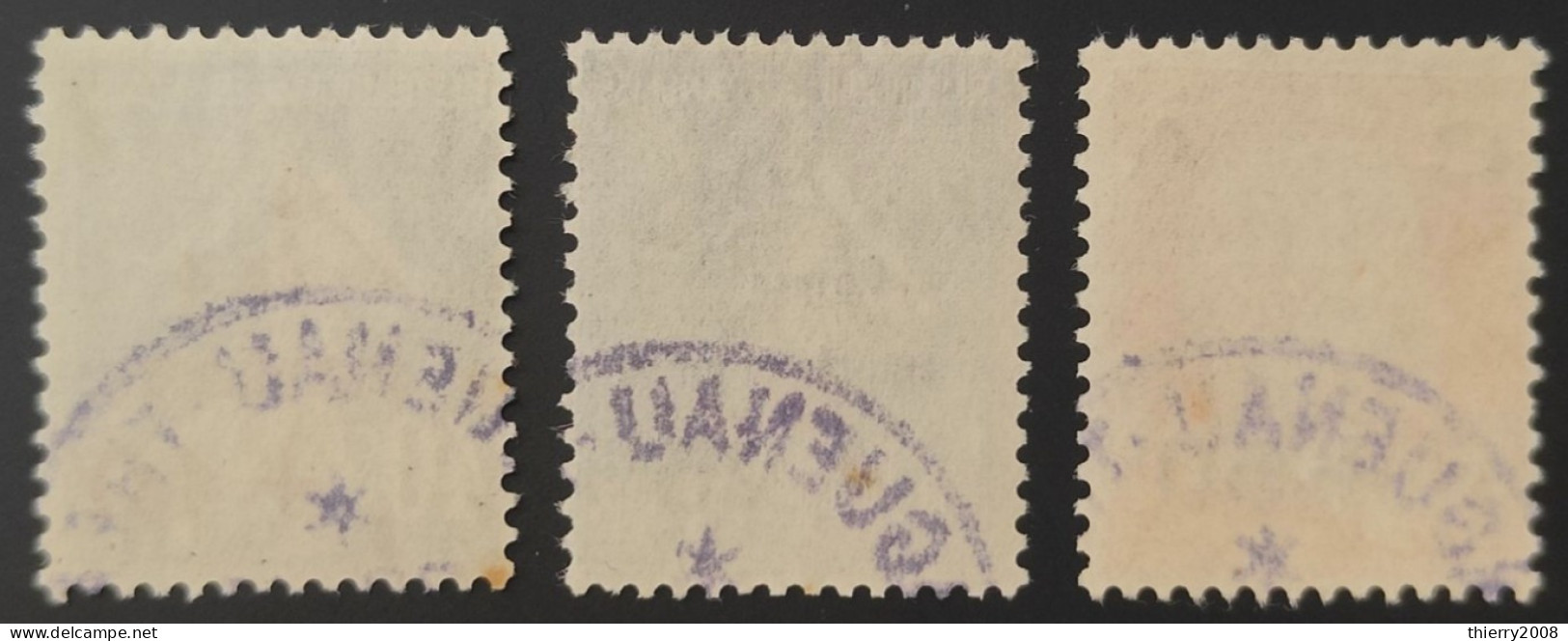 N° 246 à 248  Avec Oblitération Cachet à Date  TB - Used Stamps