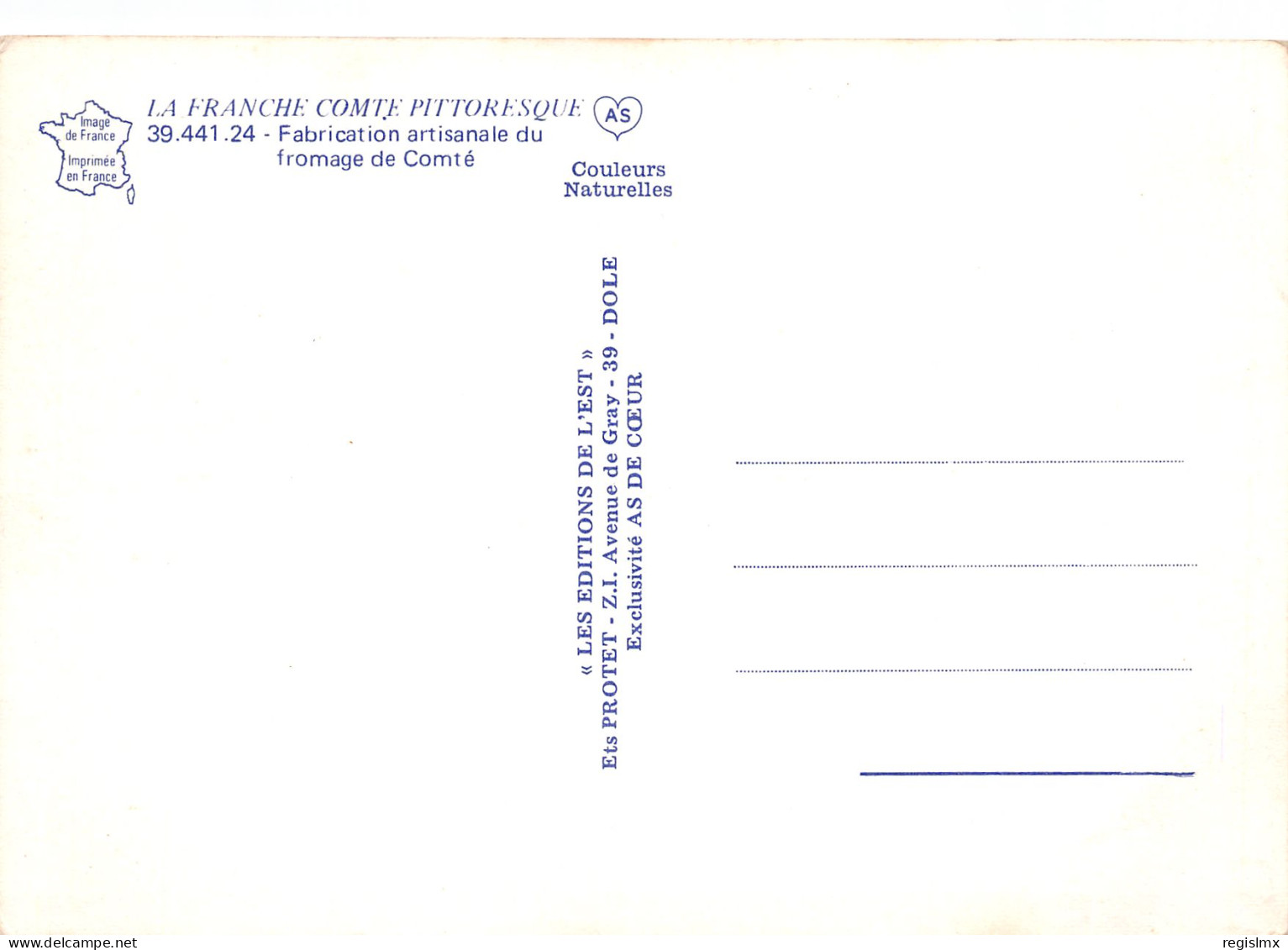 21-FRANCHE COMTE FOLKLORE FABRICATION DU COMTE-N°T2663-A/0127 - Other & Unclassified