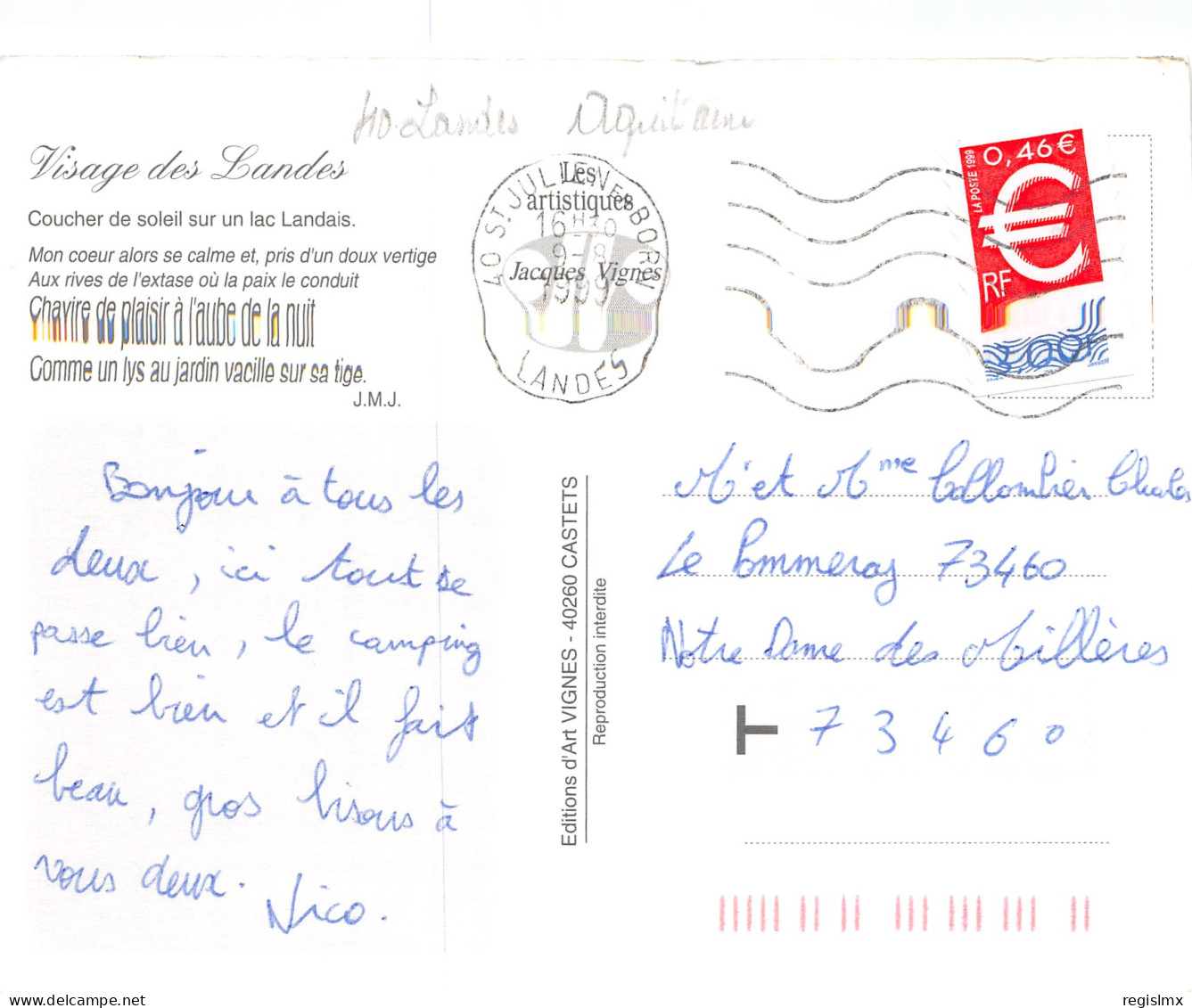 40-LES LANDES-N°T2663-A/0089 - Other & Unclassified