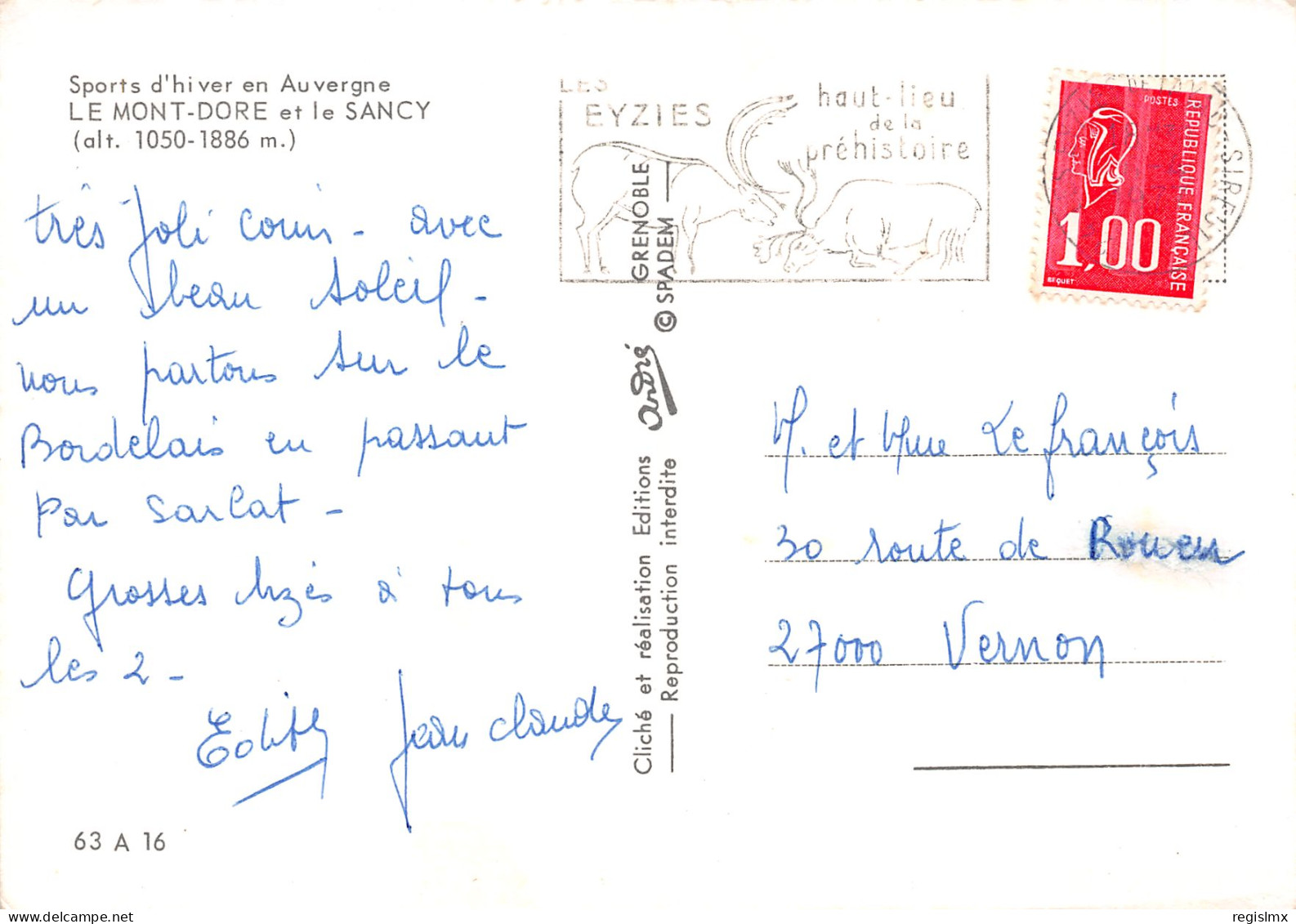 63-LE MONT DORE-N°T2663-D/0231 - Le Mont Dore