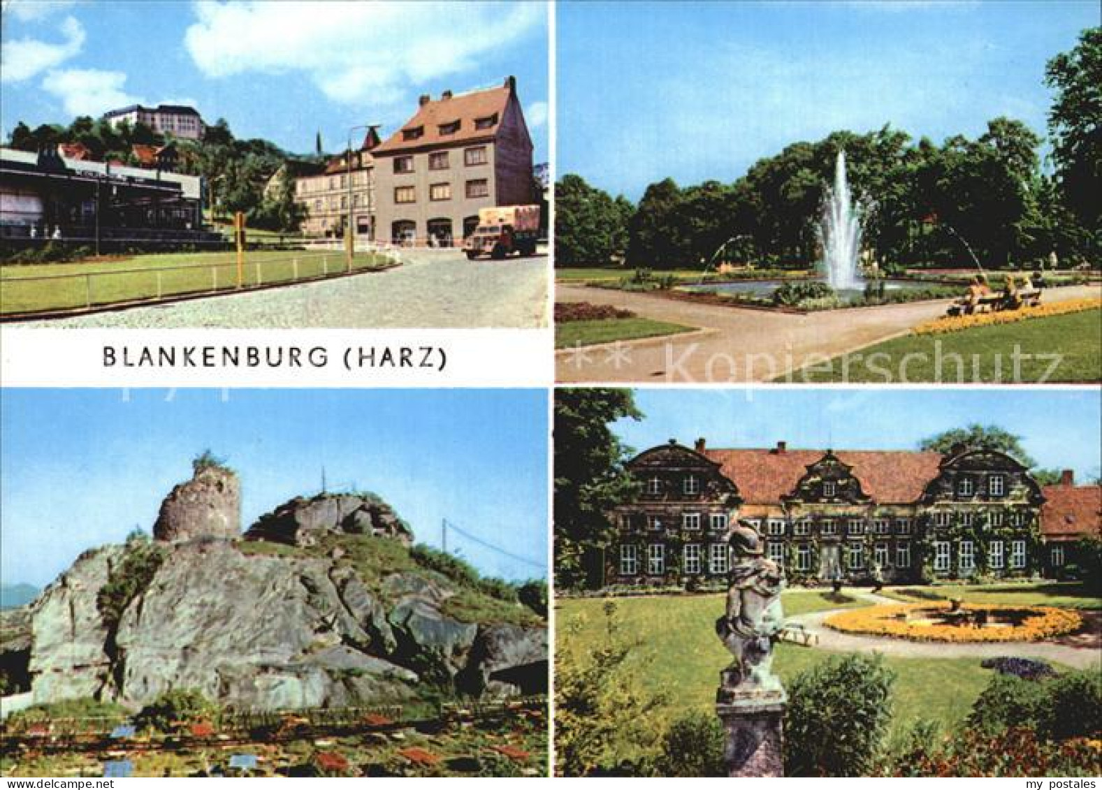 72529900 Blankenburg Harz Luehnertorplatz Thiepark Burgruine Regenstein Blankenb - Blankenburg