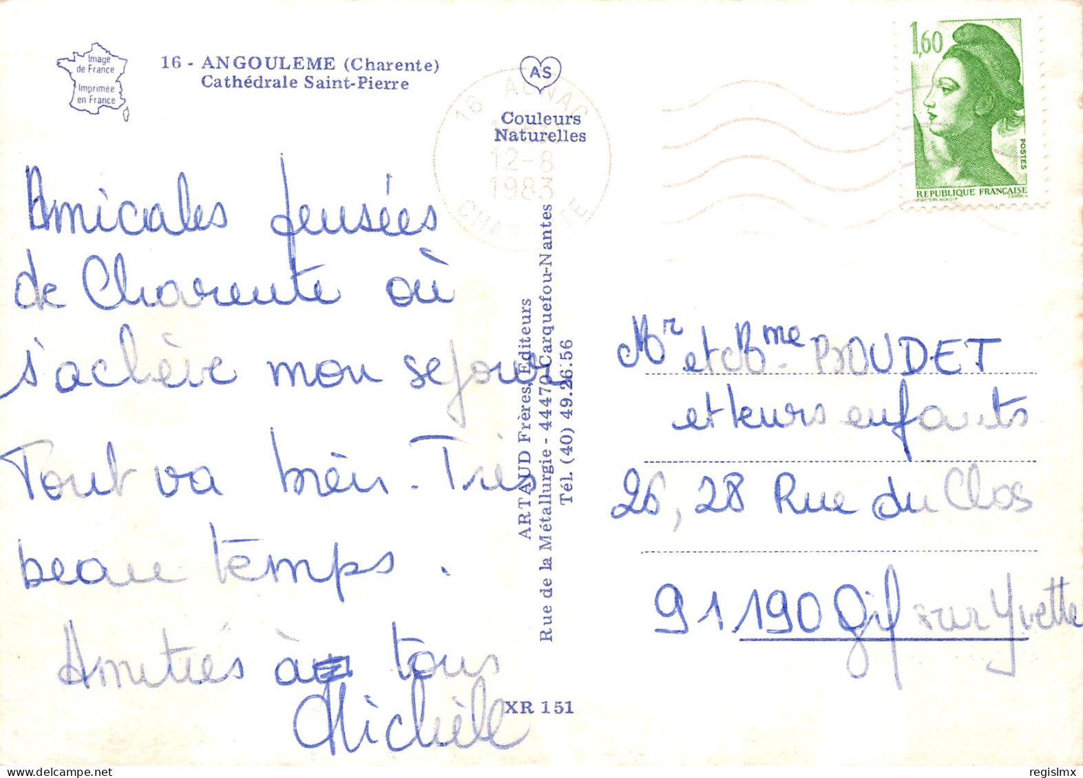 16-ANGOULEME-N°T2663-C/0357 - Angouleme