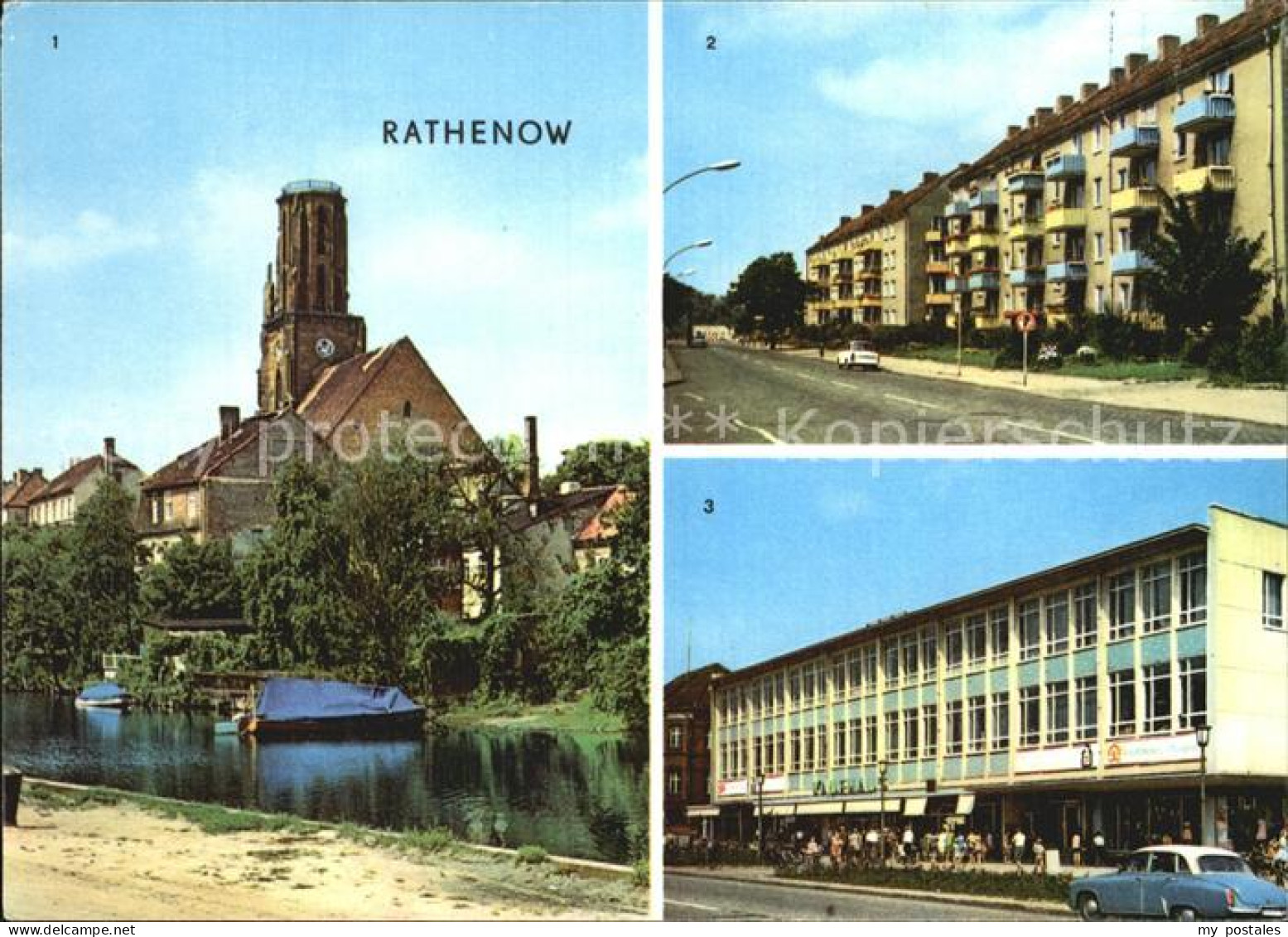 72529876 Rathenow Leninallee Kaufhaus Magnet  Rathenow - Rathenow