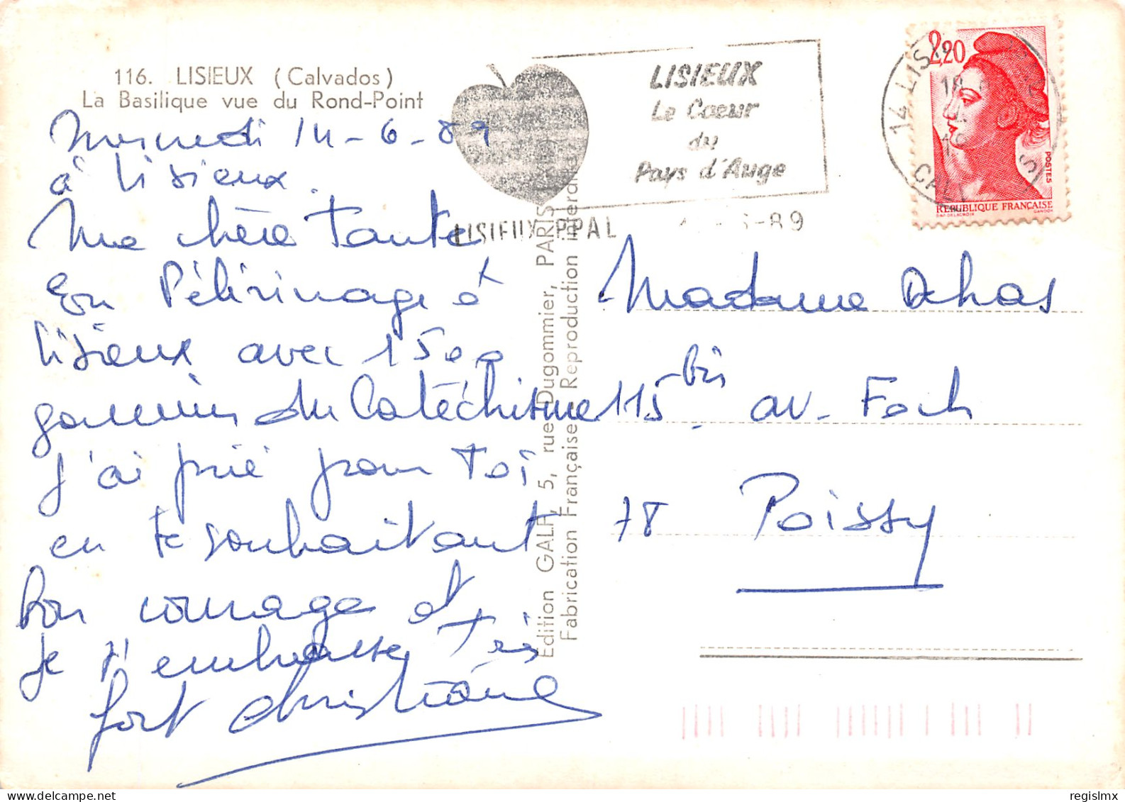 14-LISIEUX-N°T2663-B/0323 - Lisieux