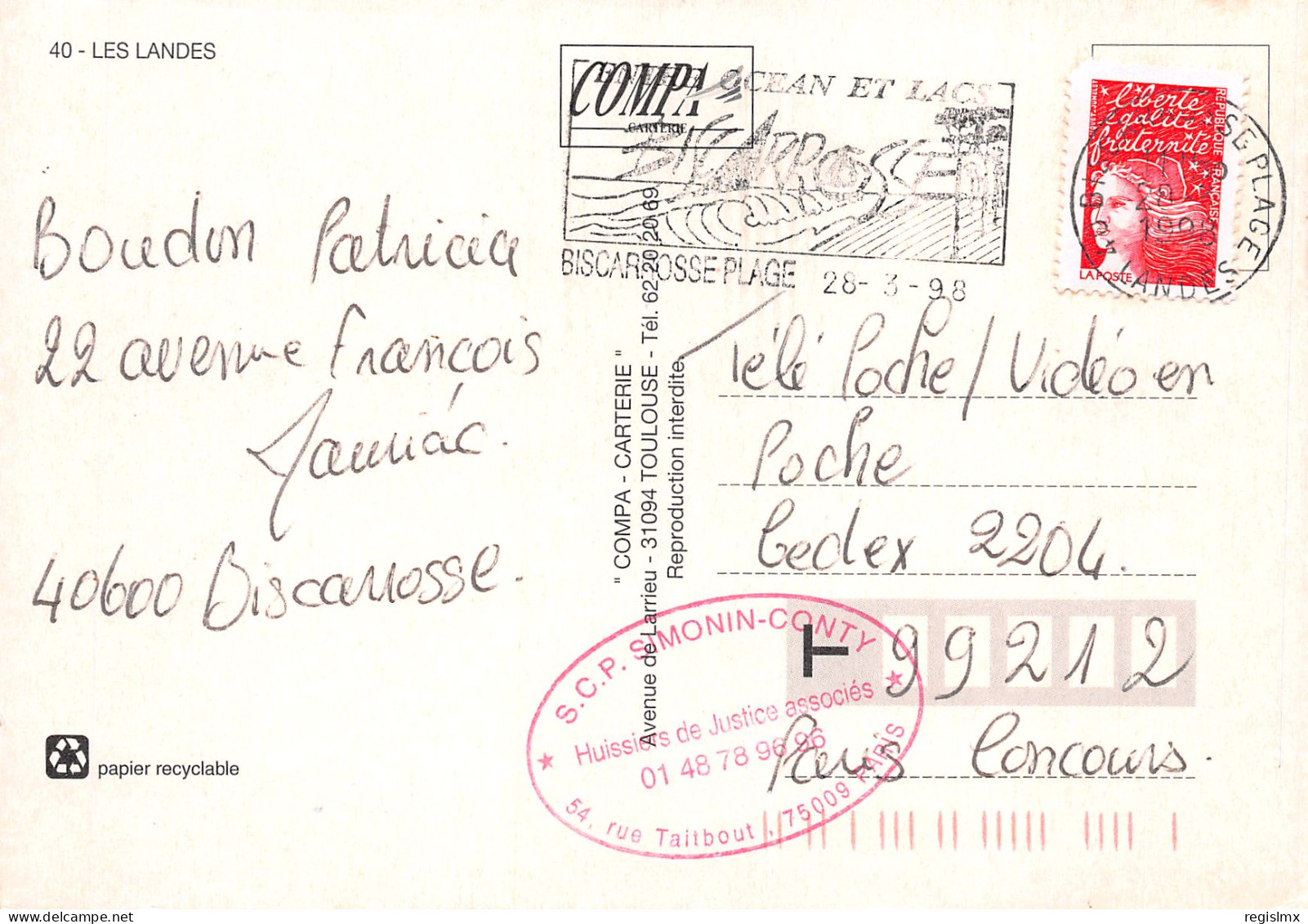 40-LES LANDES-N°T2663-B/0207 - Other & Unclassified