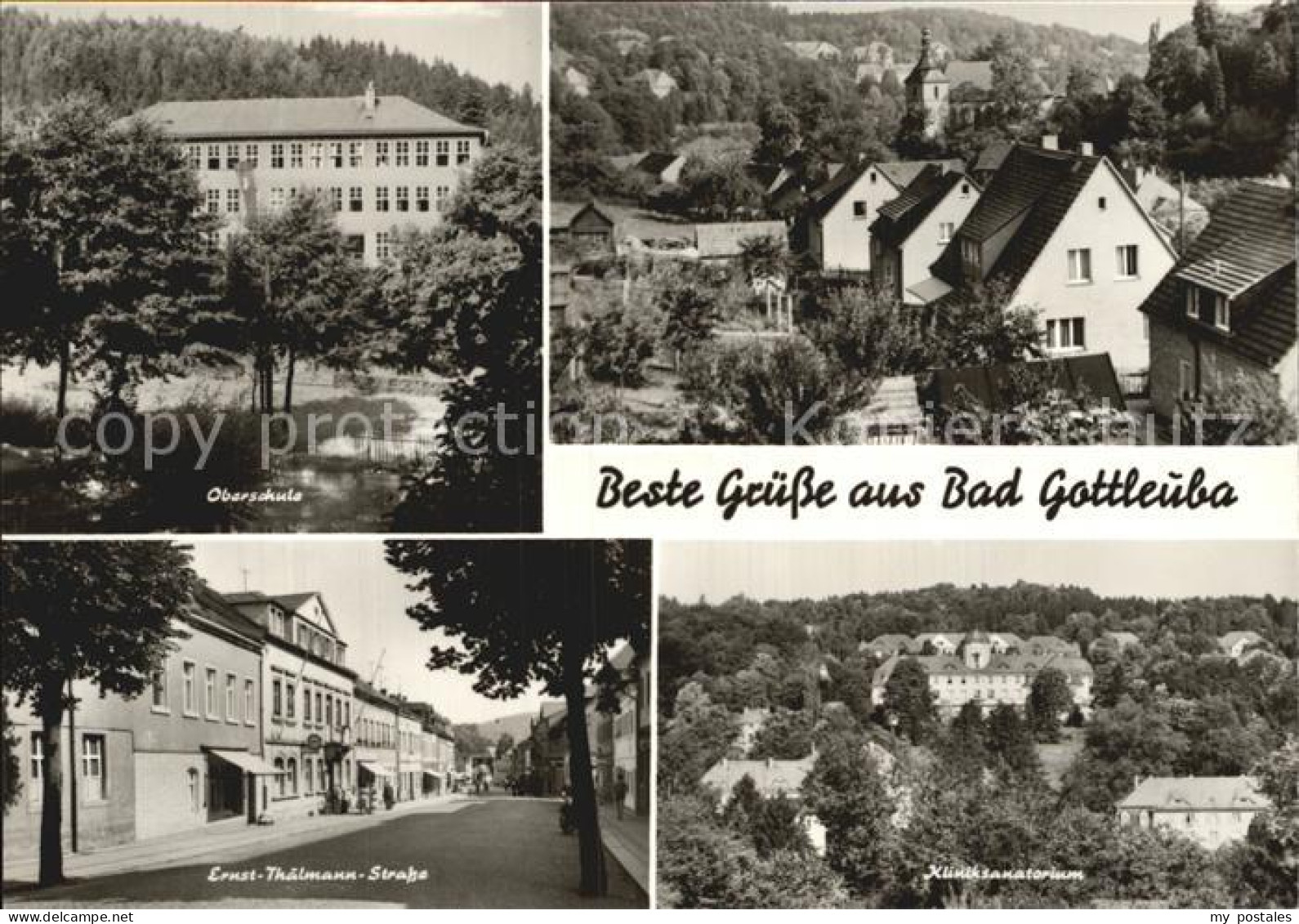 72529861 Bad Gottleuba-Berggiesshuebel Ernst Thaelmann-Strasse Oberschule Klinik - Bad Gottleuba-Berggiesshübel