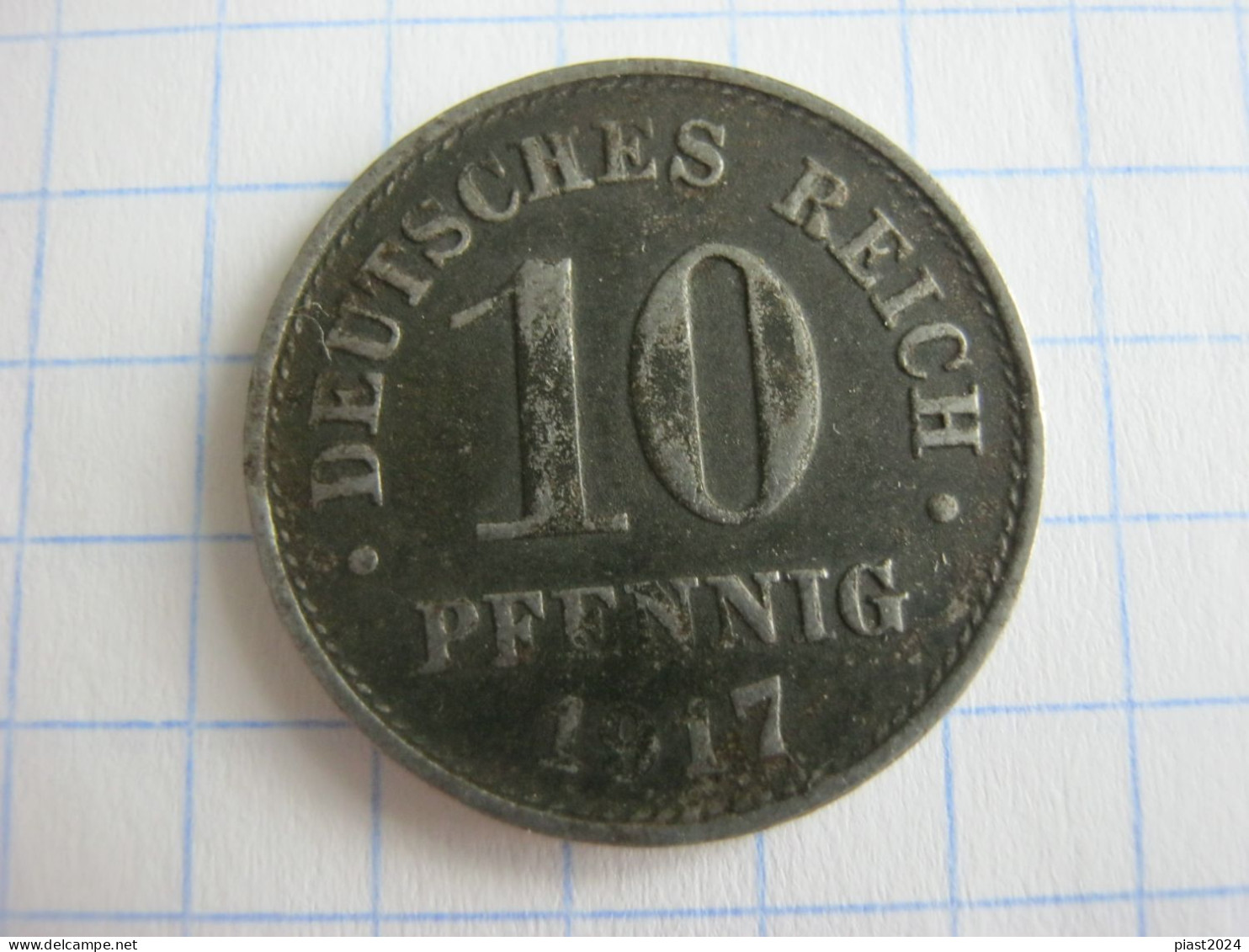 Germany 10 Pfennig 1917 A - 10 Pfennig