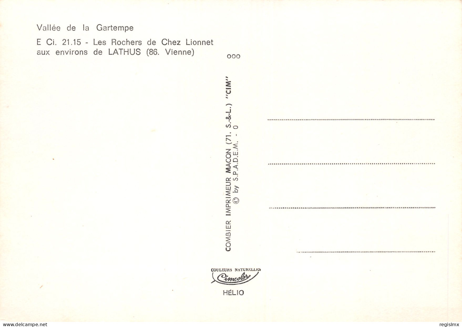 86-VALLEE DE LA GARTEMPE-N°T2664-B/0261 - Other & Unclassified