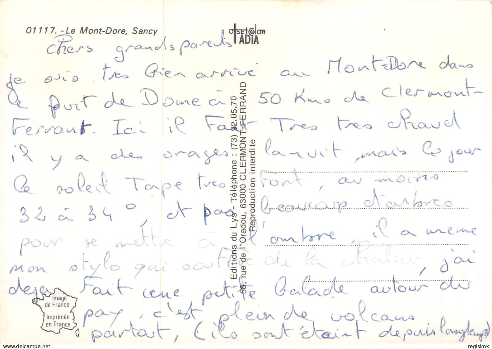 63-LE MONT DORE-N°T2664-B/0239 - Le Mont Dore