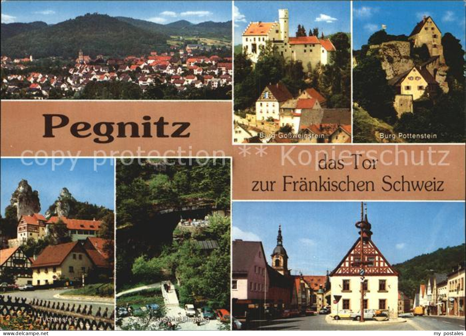 72529820 Pegnitz Burg Pottenstein Burg Grossweinstein  Pegnitz - Pegnitz