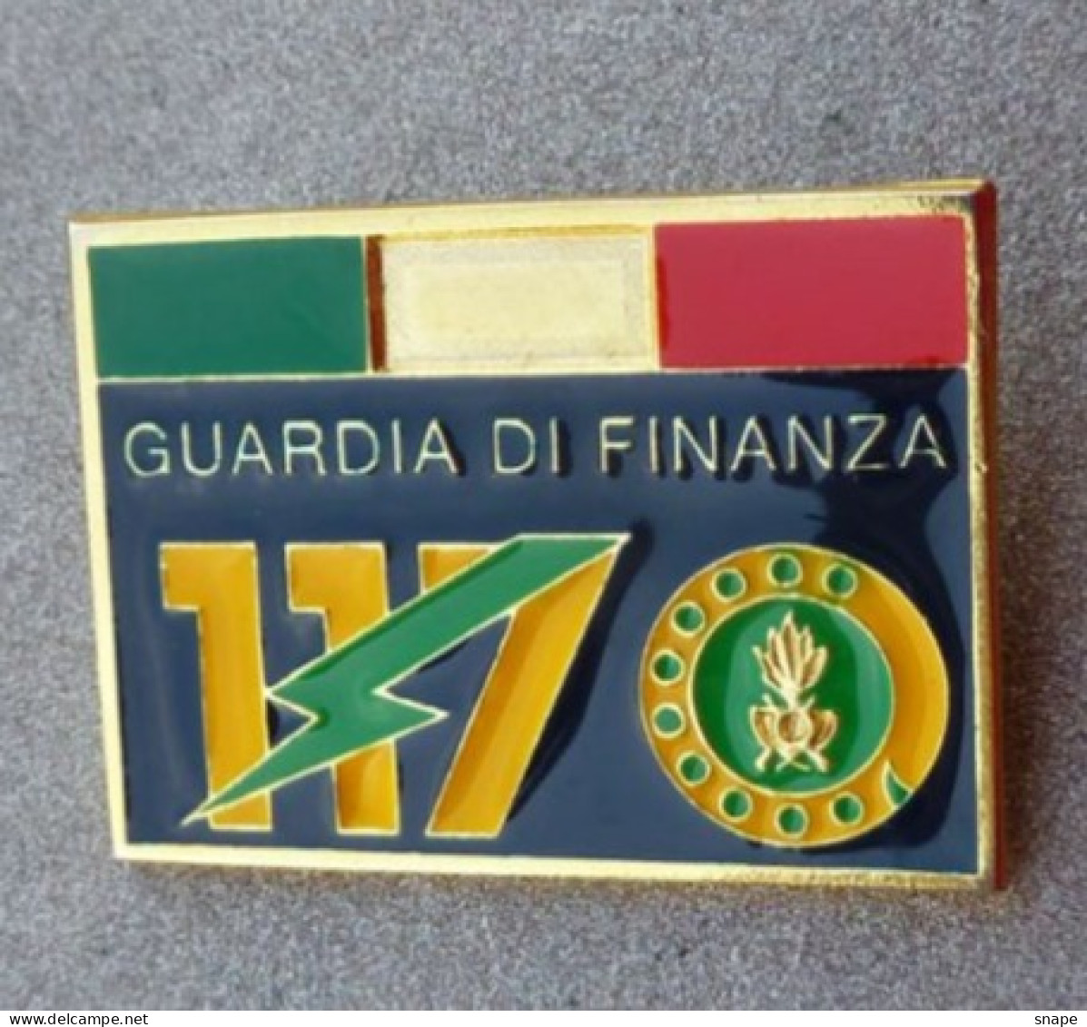 Distintivo Pubblicitario 117 - Guardia Di Finanza - Dismesso - Anni 80/90 - Used Obsolete (286) - Police
