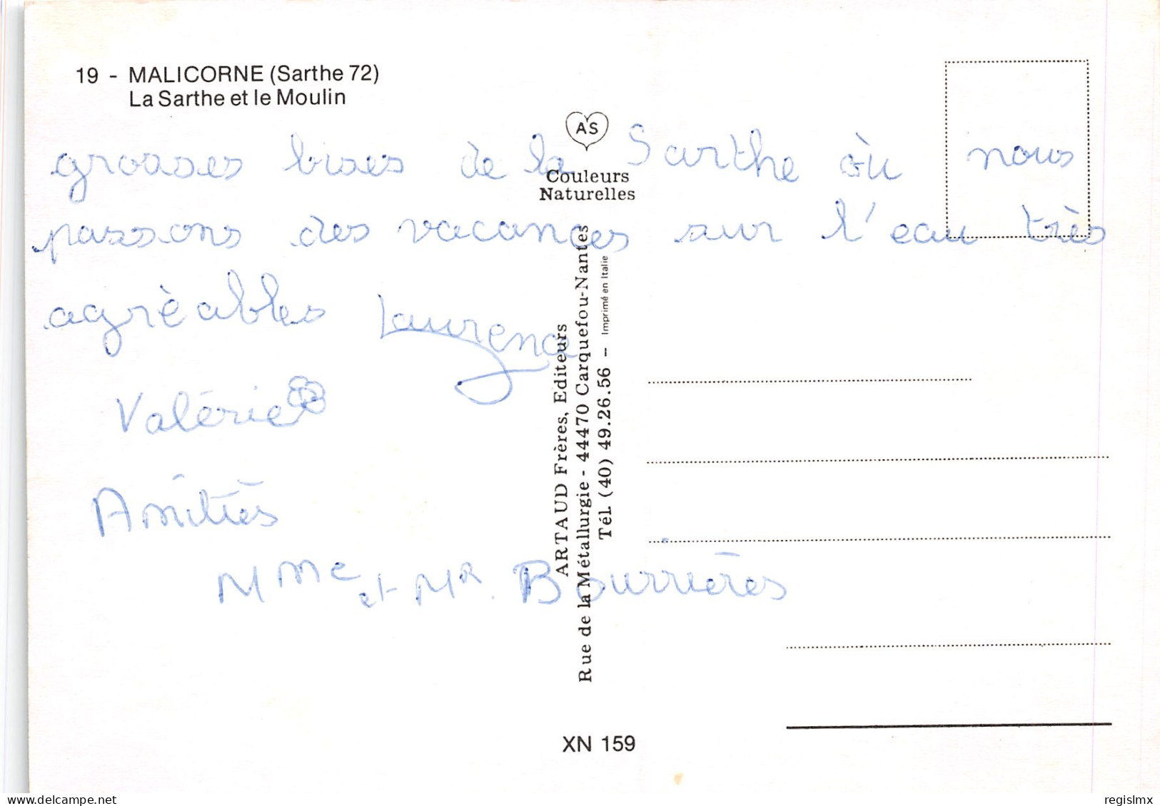 72-MALICORNE-N°T2664-D/0305 - Malicorne Sur Sarthe