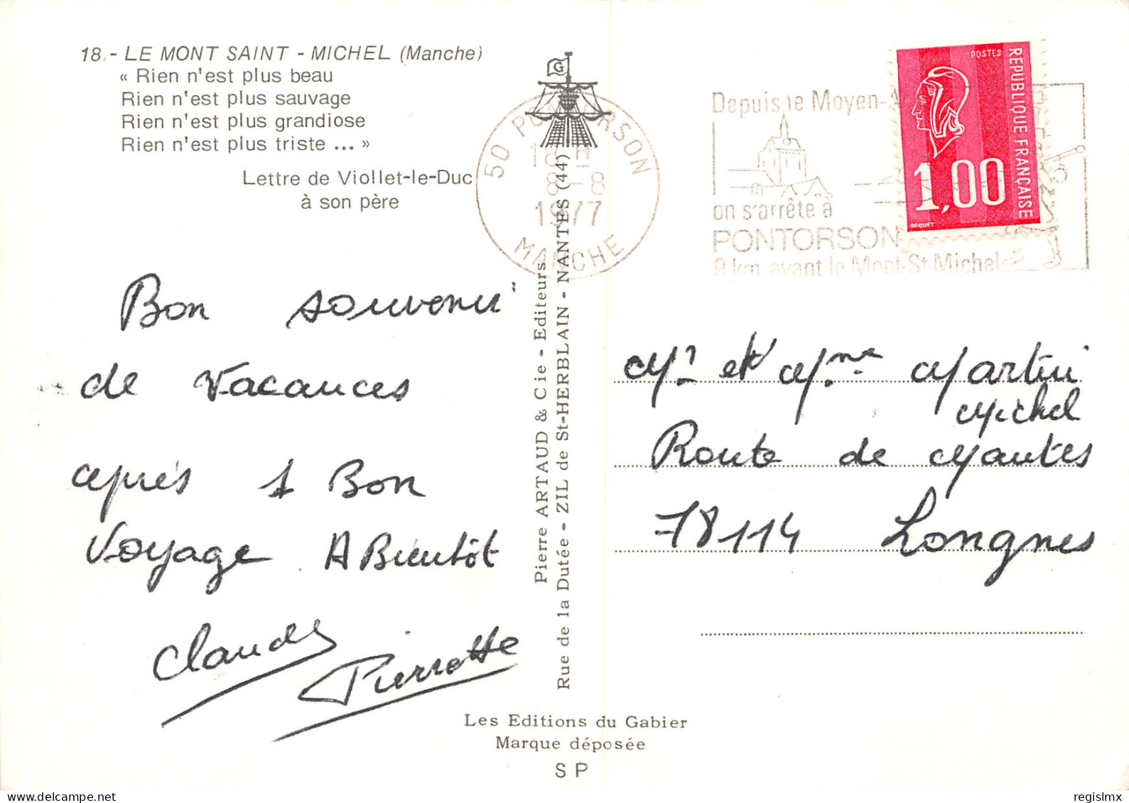 50-LE MONT SAINT MICHEL-N°T2664-D/0249 - Le Mont Saint Michel