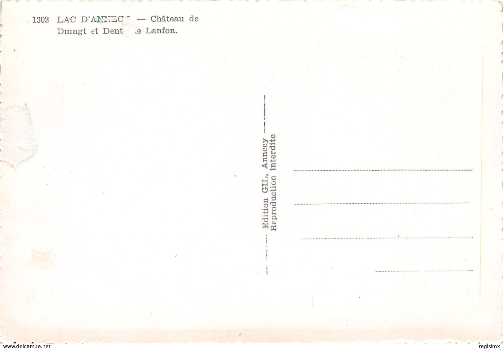 74-LAC D ANNECY-N°T2664-C/0307 - Other & Unclassified