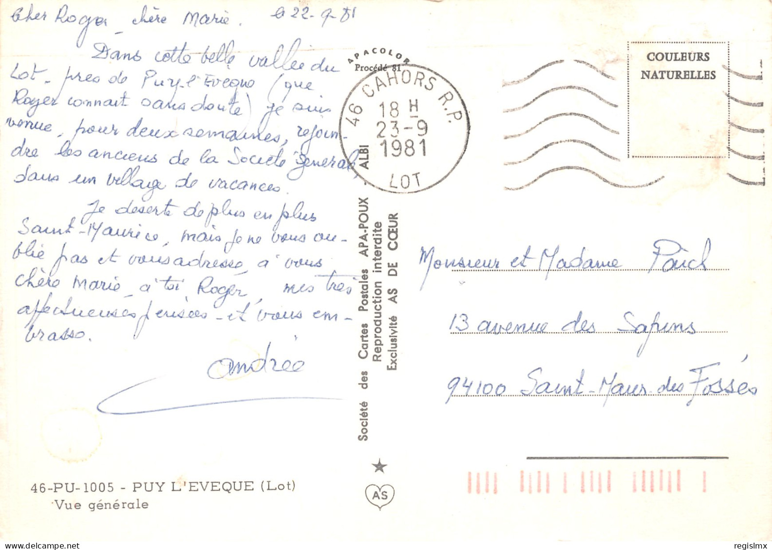 46-PUY L EVEQUE-N°T2665-C/0225 - Other & Unclassified