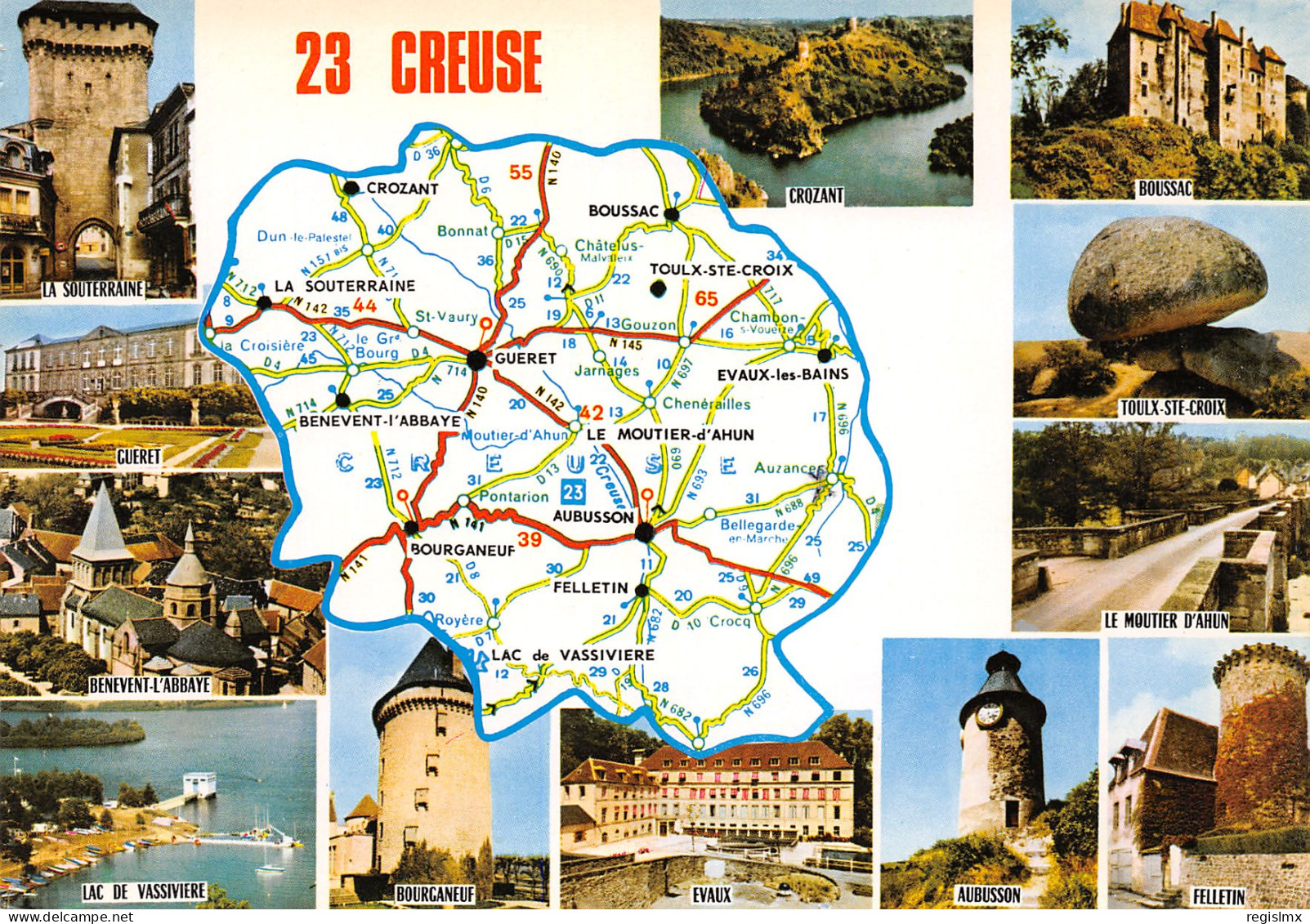23-CREUSE-N°T2665-C/0151 - Other & Unclassified