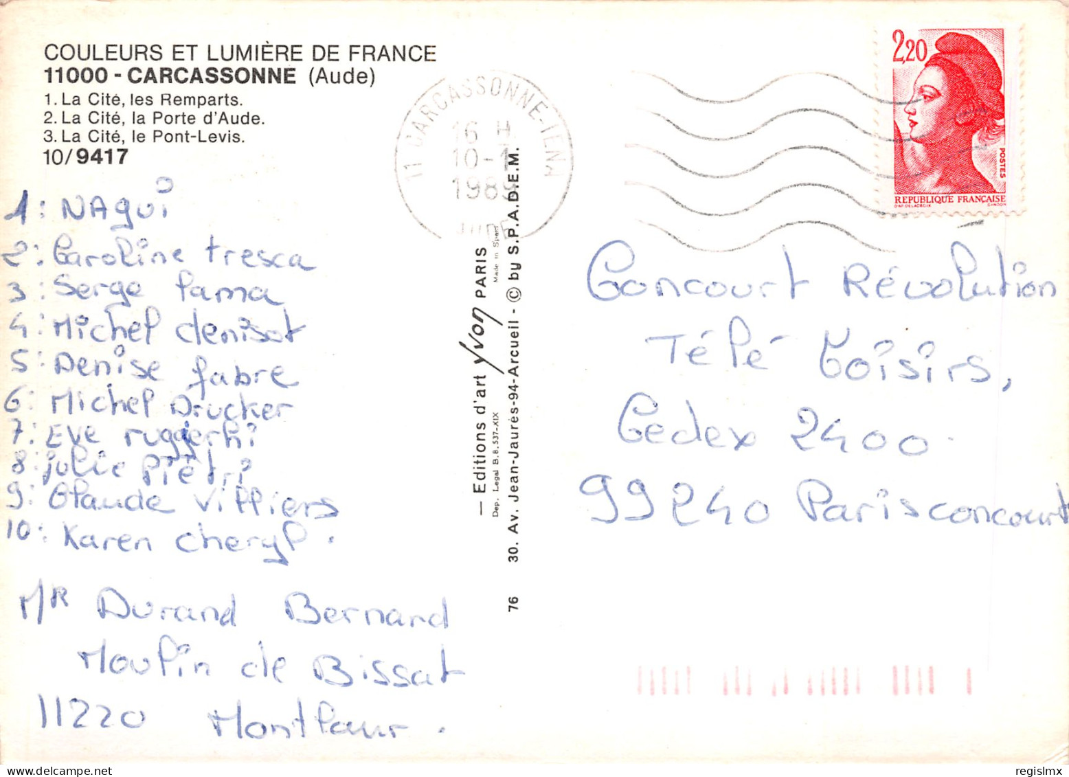 11-CARCASSONNE-N°T2665-C/0089 - Carcassonne