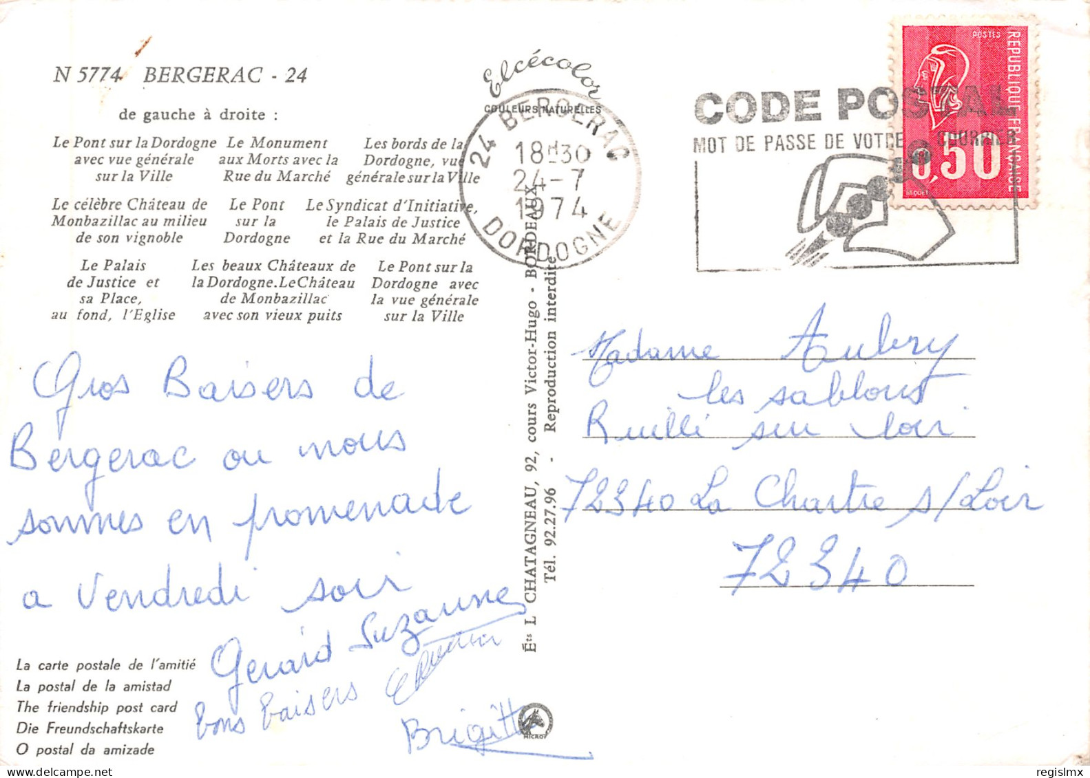 24-BERGERAC-N°T2665-B/0393 - Bergerac