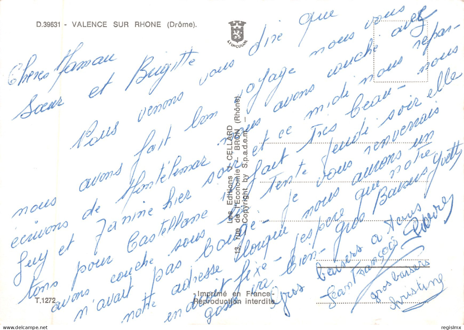 26-VALENCE SUR RHONE-N°T2665-B/0381 - Valence