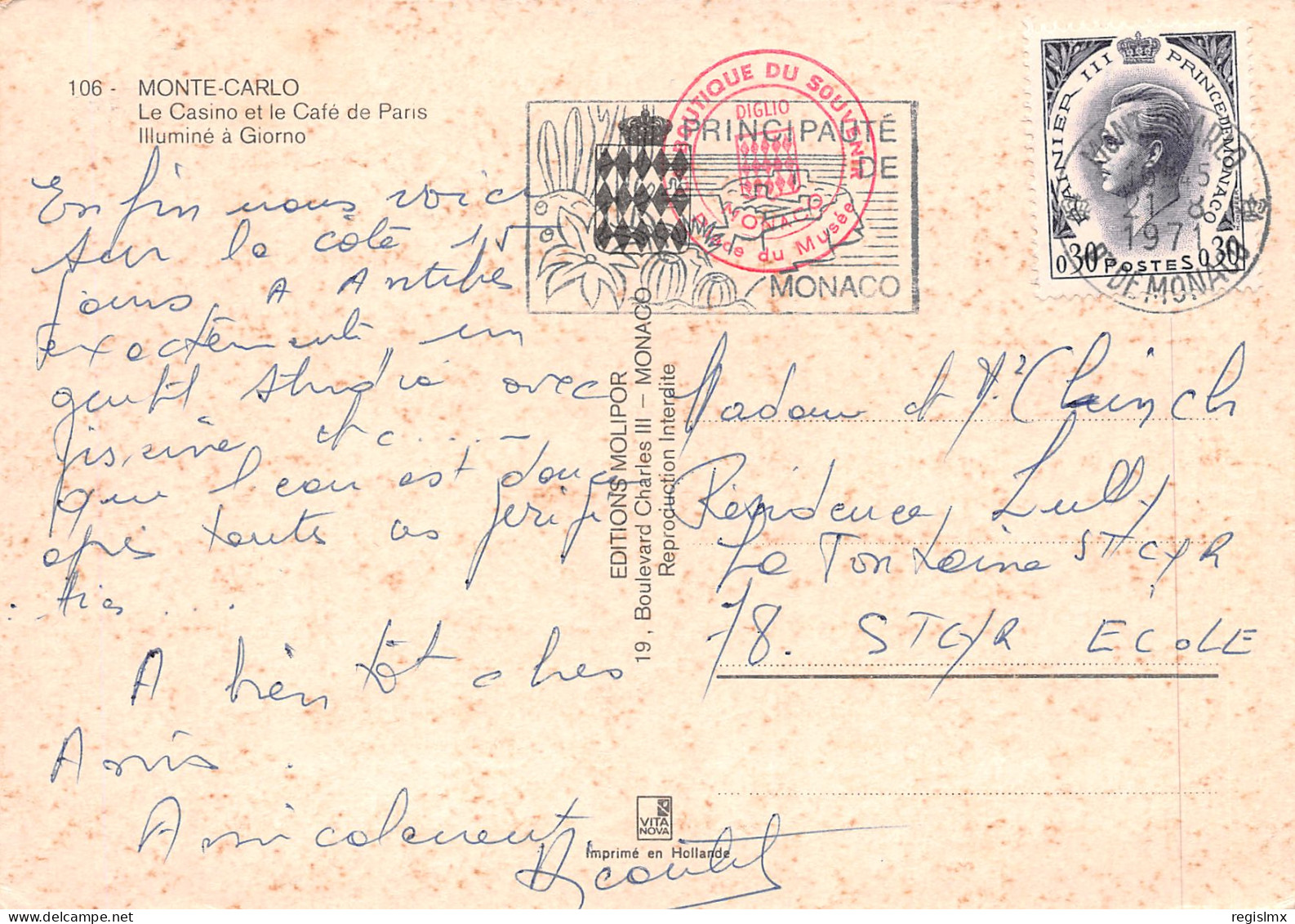 98-MONACO-N°T2665-B/0323 - Other & Unclassified