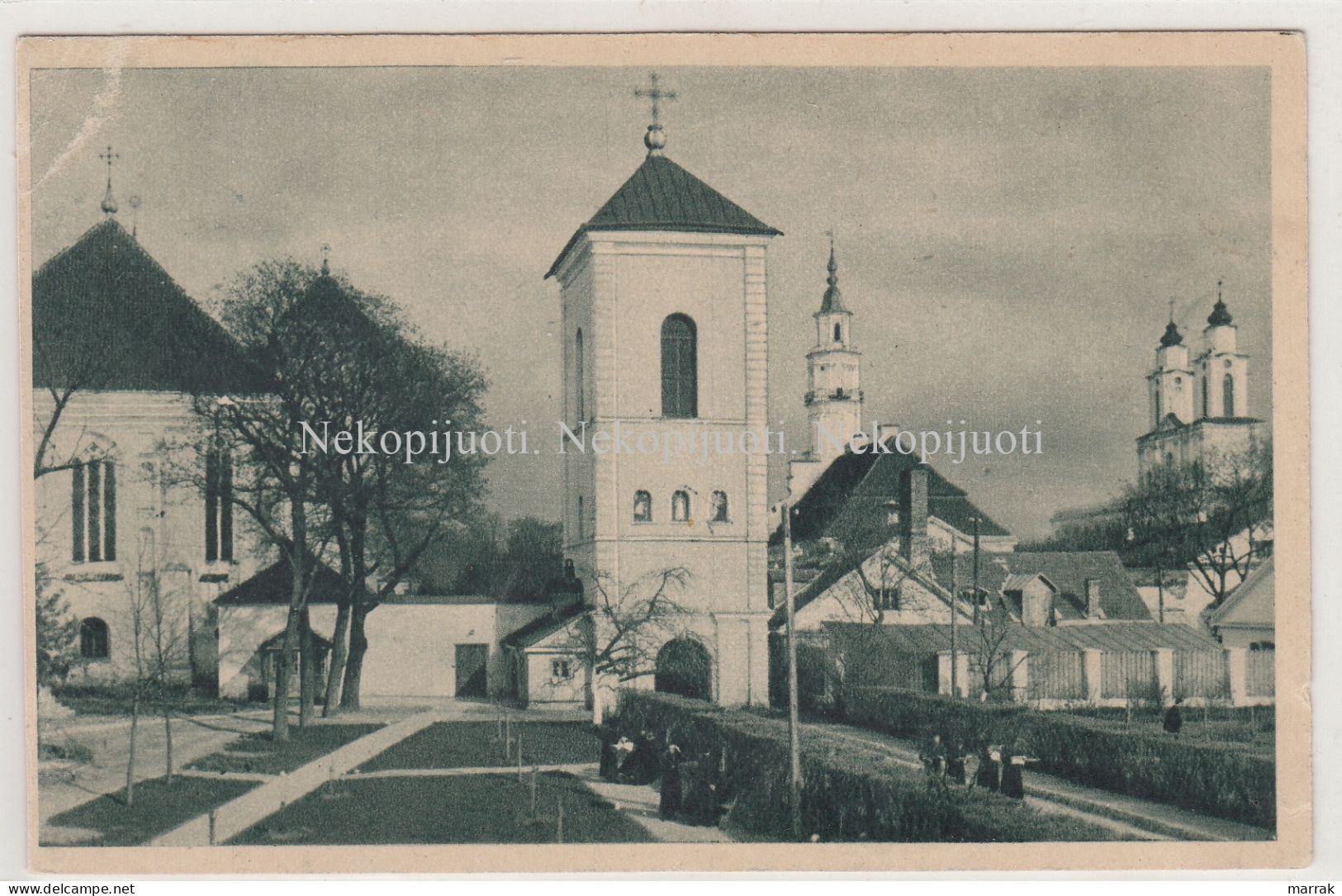 Kaunas, Šv. Trejybės Bažnyčia, Apie 1940 M. Atvirukas - Lithuania