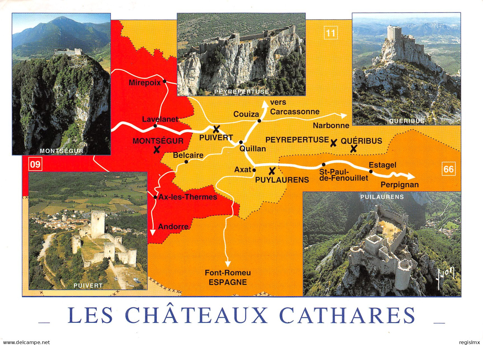 11-CHATEAUX CATHARES-N°T2665-B/0085 - Other & Unclassified
