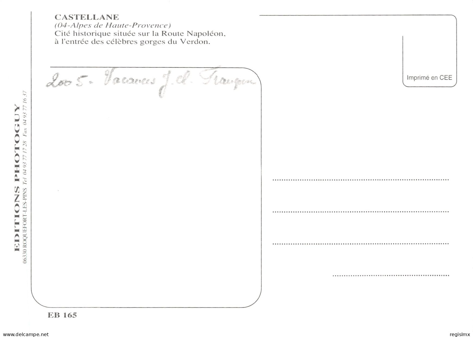 04-CASTELLANE-N°T2666-B/0299 - Castellane