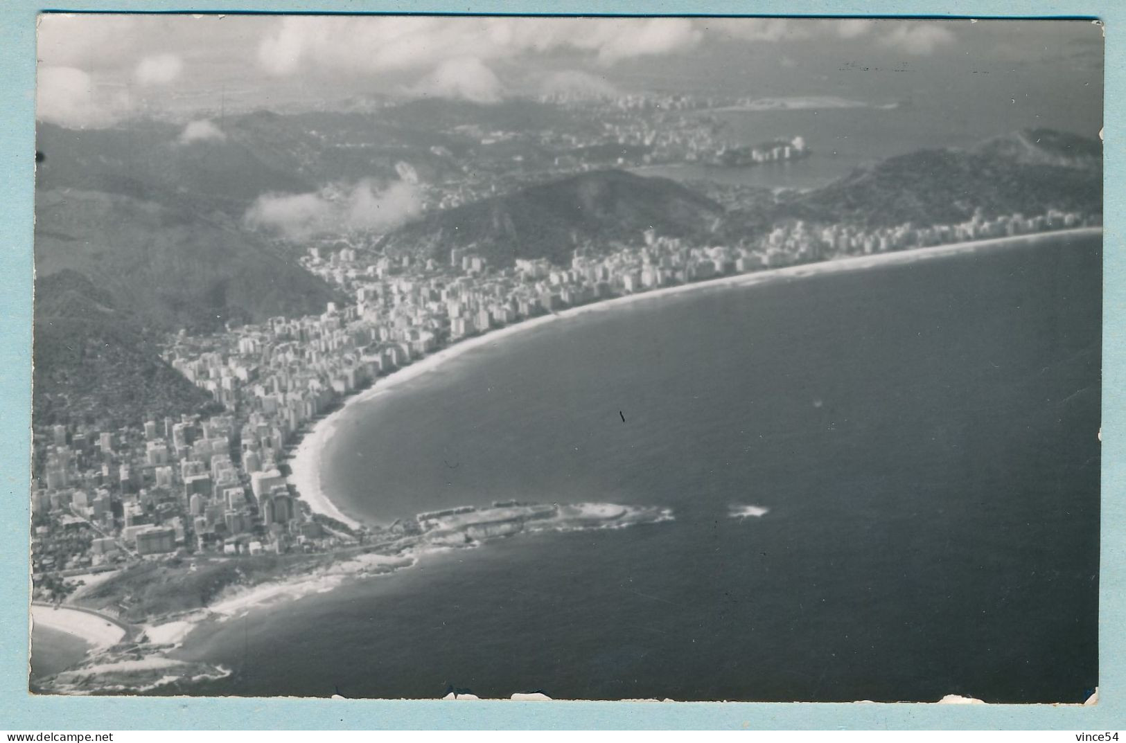 RIO DE JANEIRO - Vista Aerea De Copacabana, Botafogo E Flamengo - 1957 - Rio De Janeiro