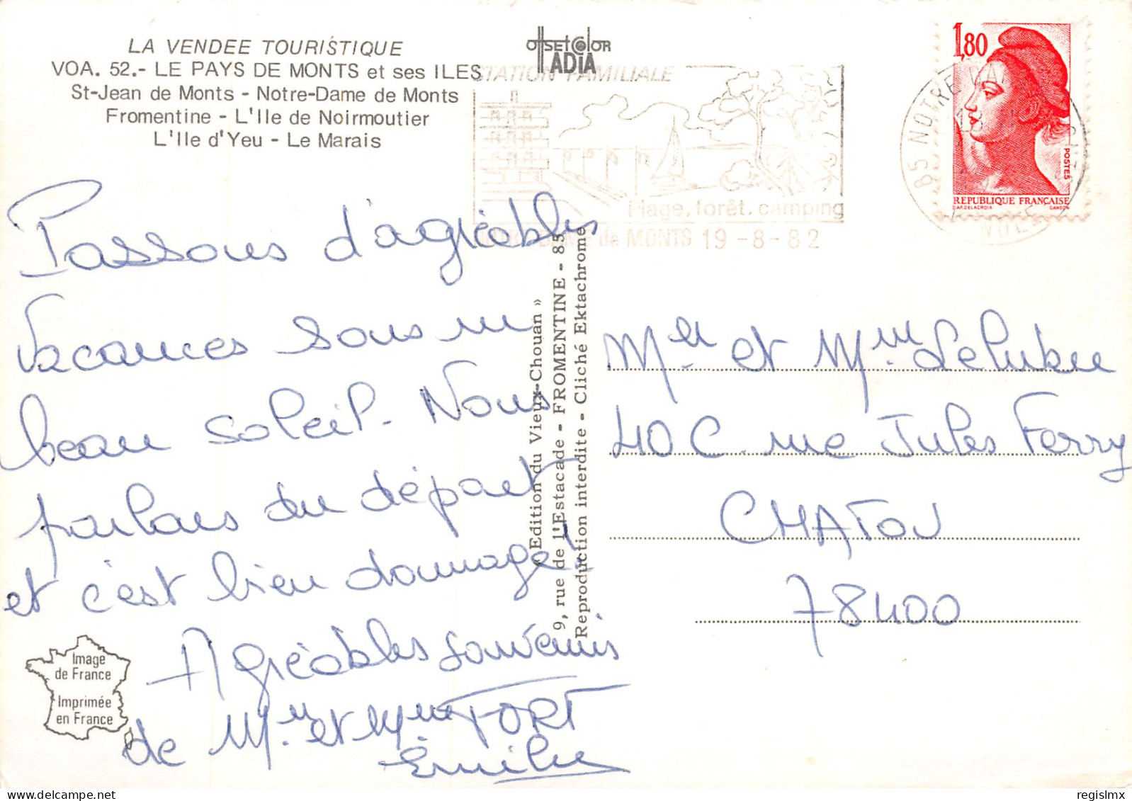 85-PAYS DE MONTS-N°T2666-B/0143 - Autres & Non Classés