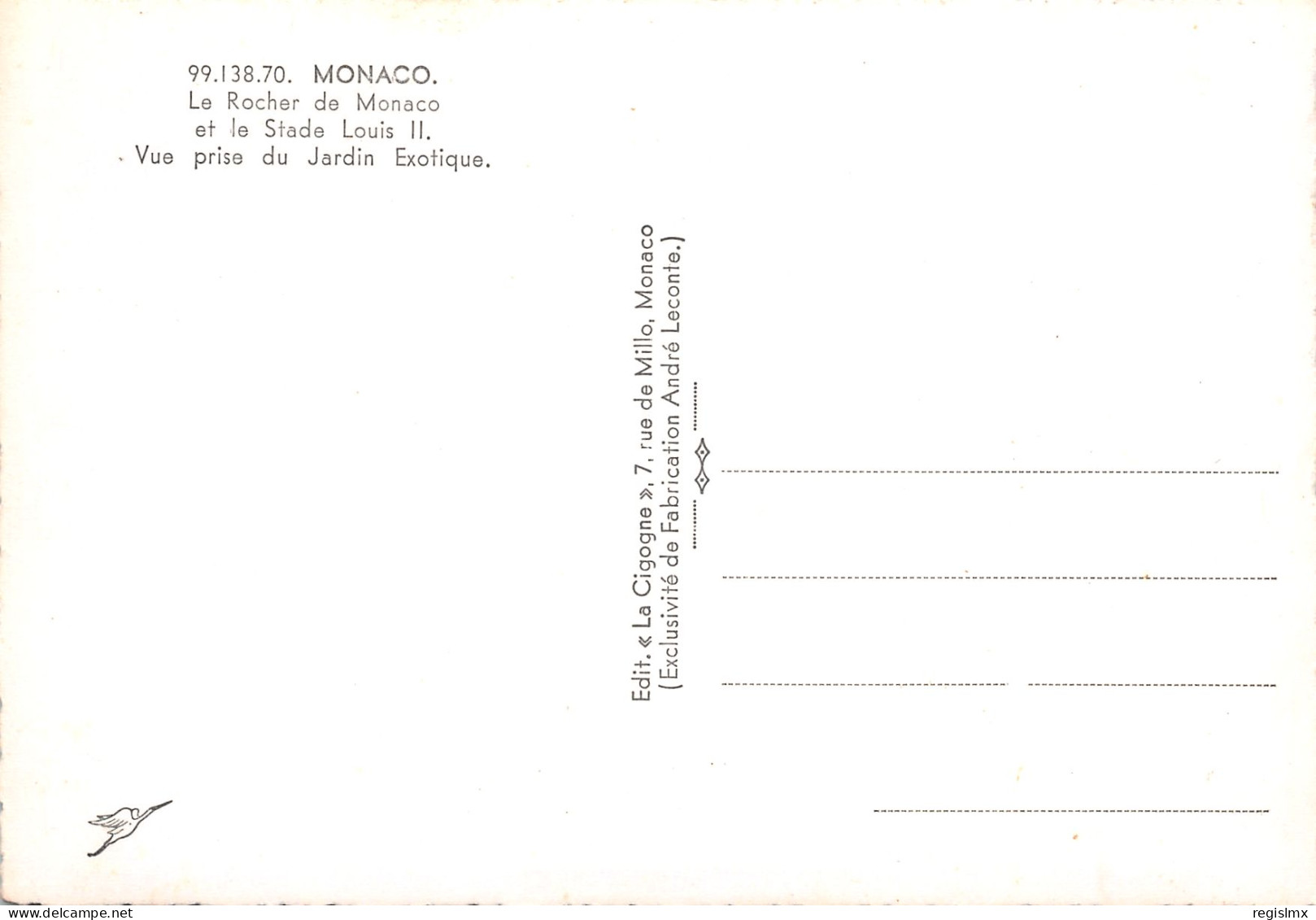 98-MONACO-N°T2666-B/0125 - Andere & Zonder Classificatie