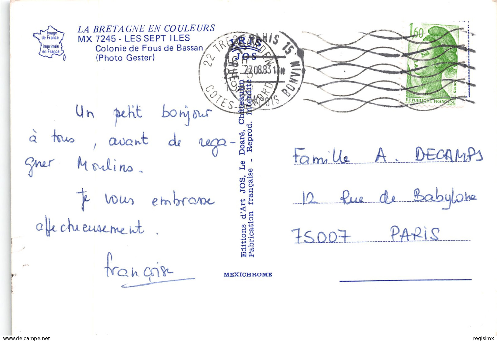 22-LES SEPT ILES-N°T2666-B/0067 - Other & Unclassified