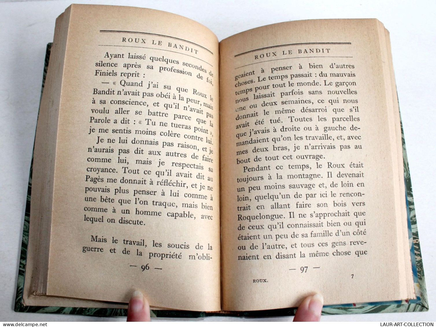 ROUX LE BANDIT Par ANDRE CHAMSON 1925 BERNARD GRASSET EDITEUR, EDITION ORIGINALE / LIVRE ANCIEN XXe SIECLE (1303.44) - 1901-1940