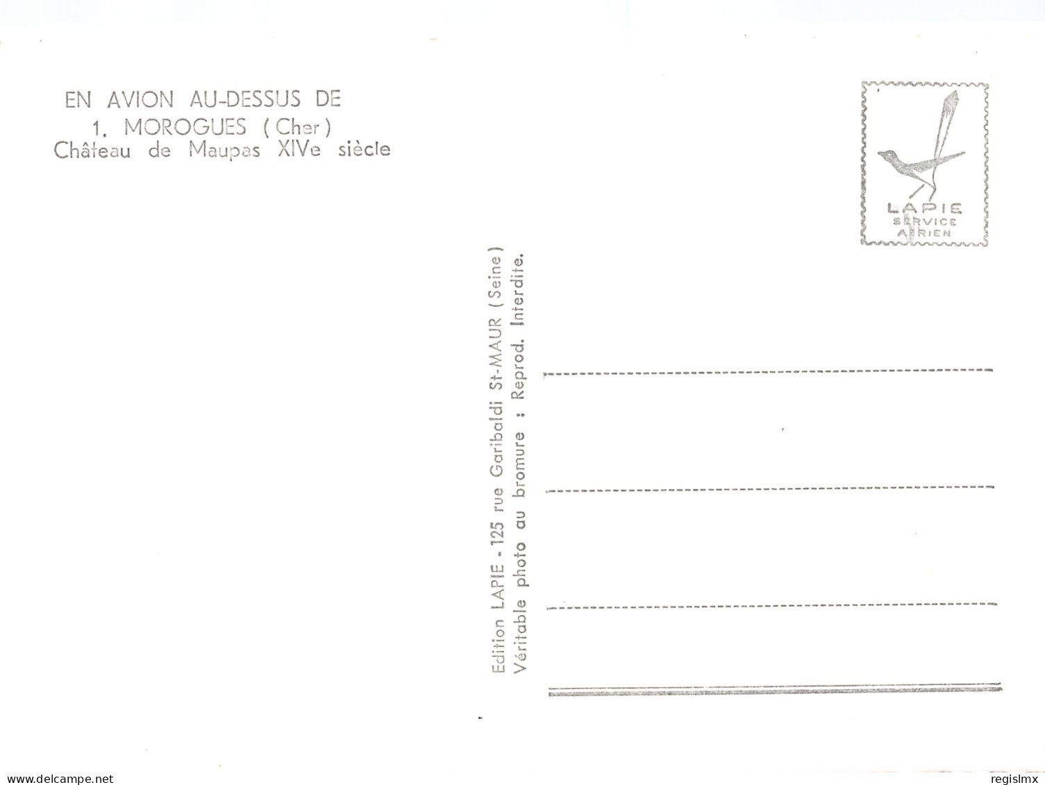 18-MOROGUES-N°T2666-A/0209 - Other & Unclassified