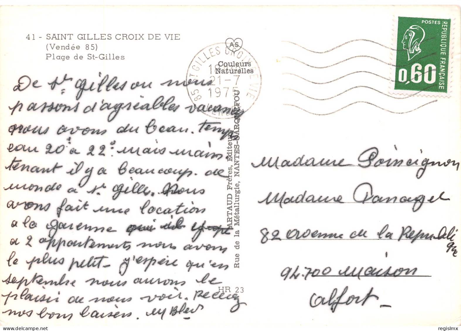 85-SAINT GILLES CROIX DE VIE-N°T2666-A/0165 - Saint Gilles Croix De Vie