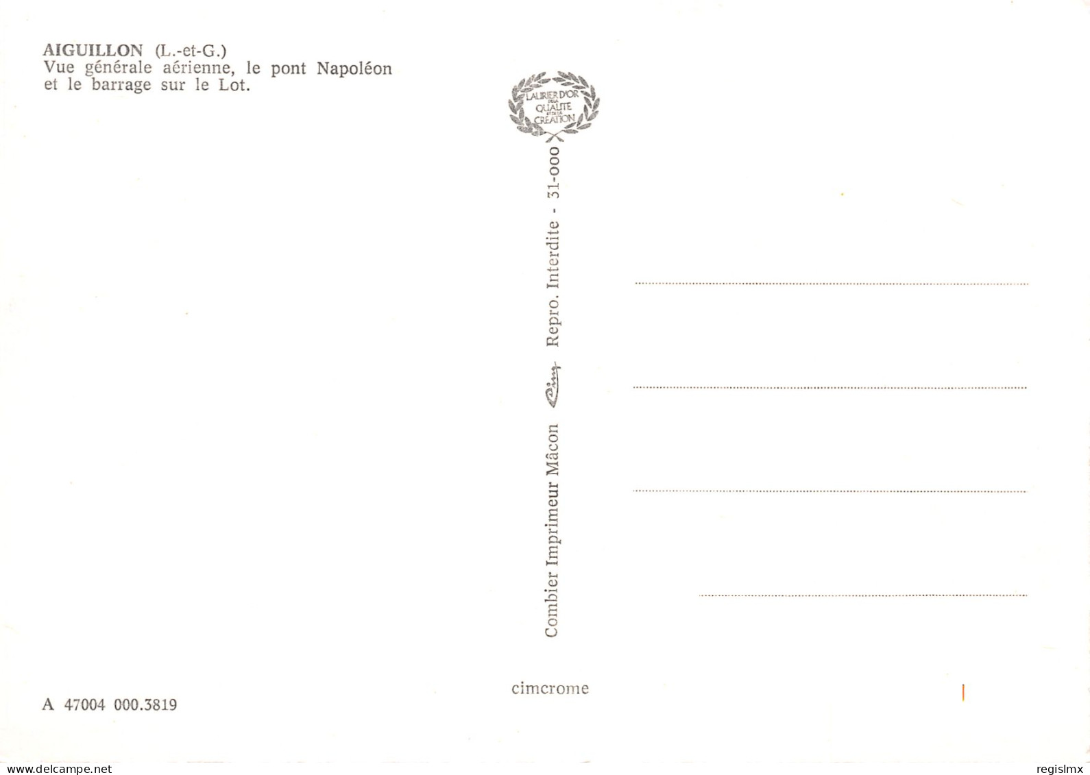 47-AIGUILLON-N°T2666-A/0037 - Other & Unclassified