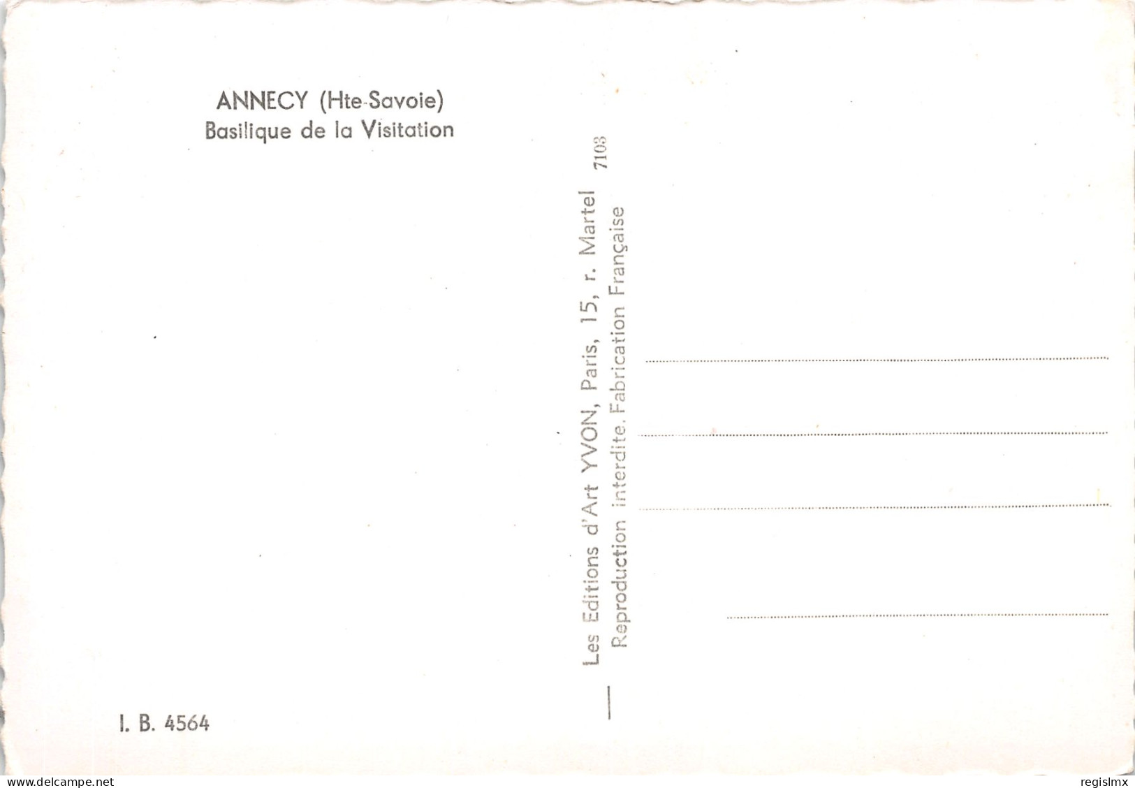 74-ANNECY-N°T2665-D/0343 - Annecy