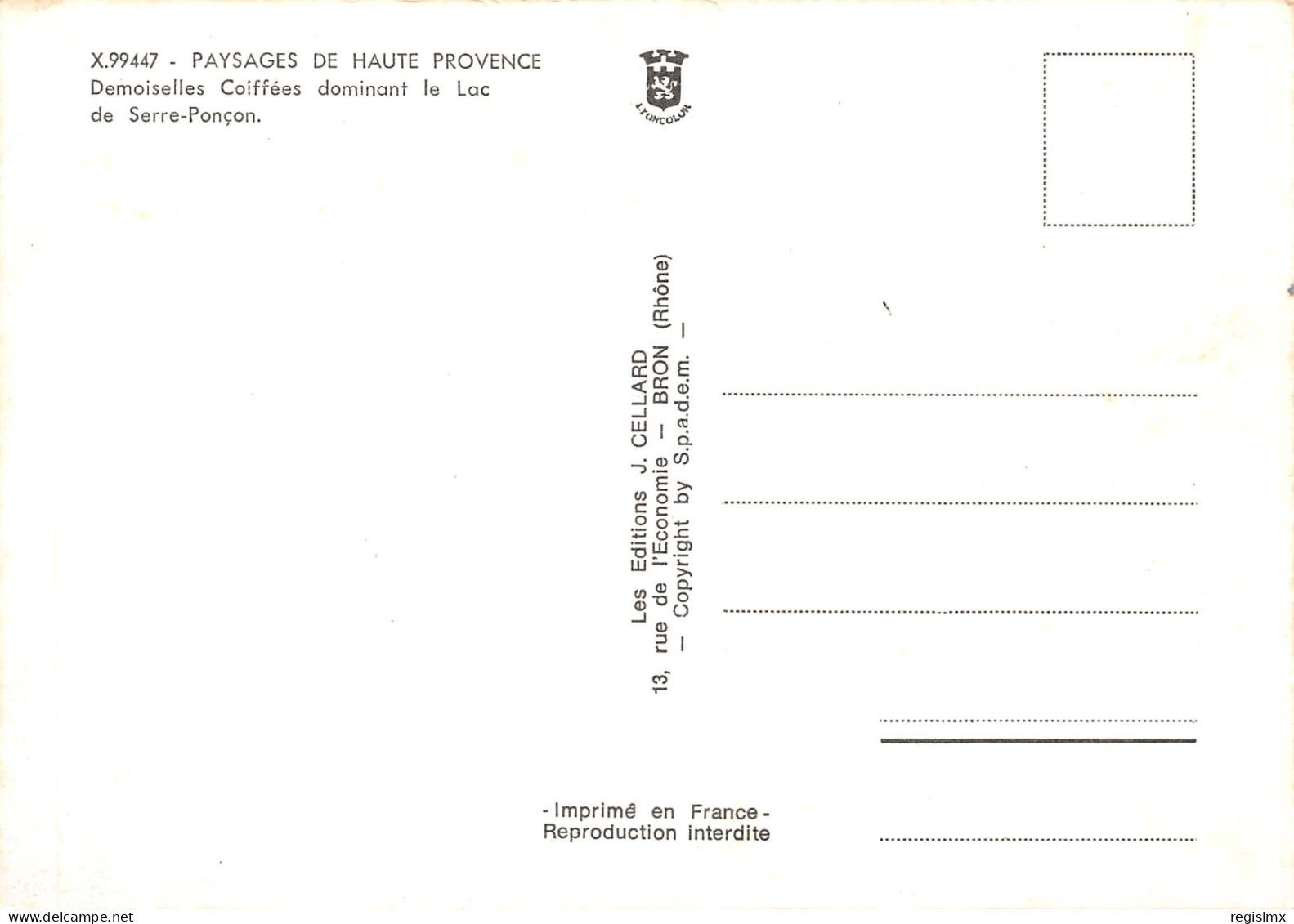 05-SERRE PONCON-N°T2665-D/0231 - Other & Unclassified