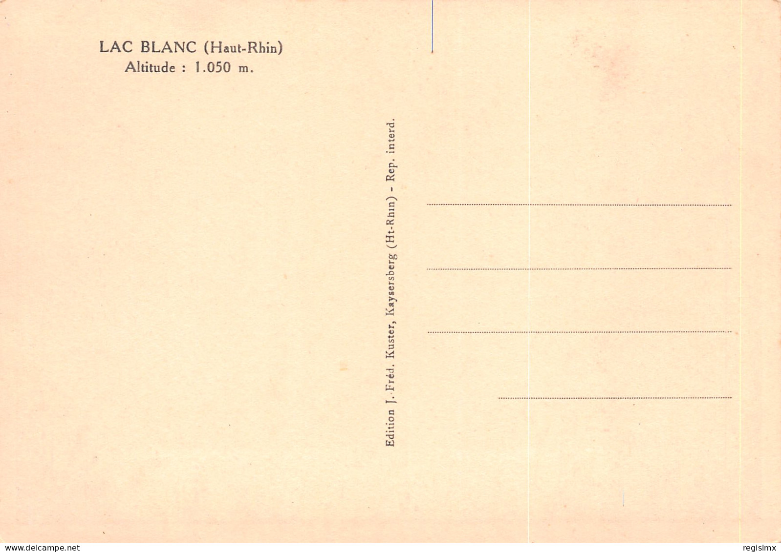 68-LAC BLANC-N°T2666-D/0269 - Autres & Non Classés
