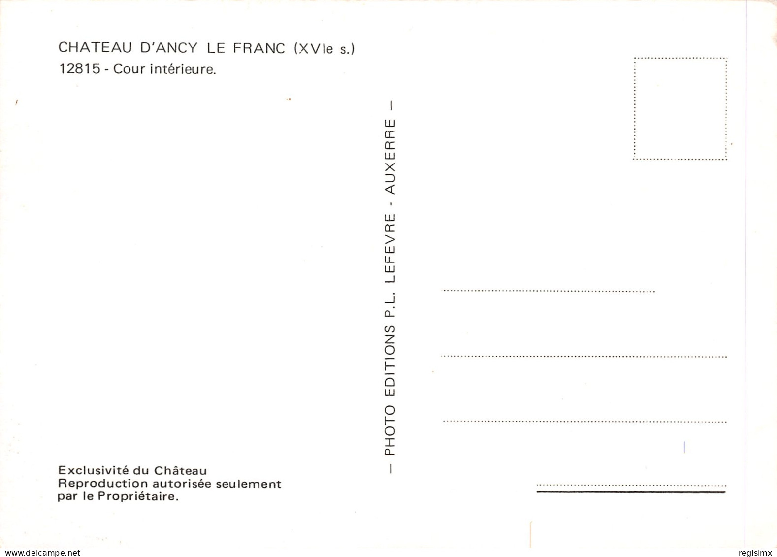 89-ANCY LE FRANC-N°T2666-D/0253 - Ancy Le Franc